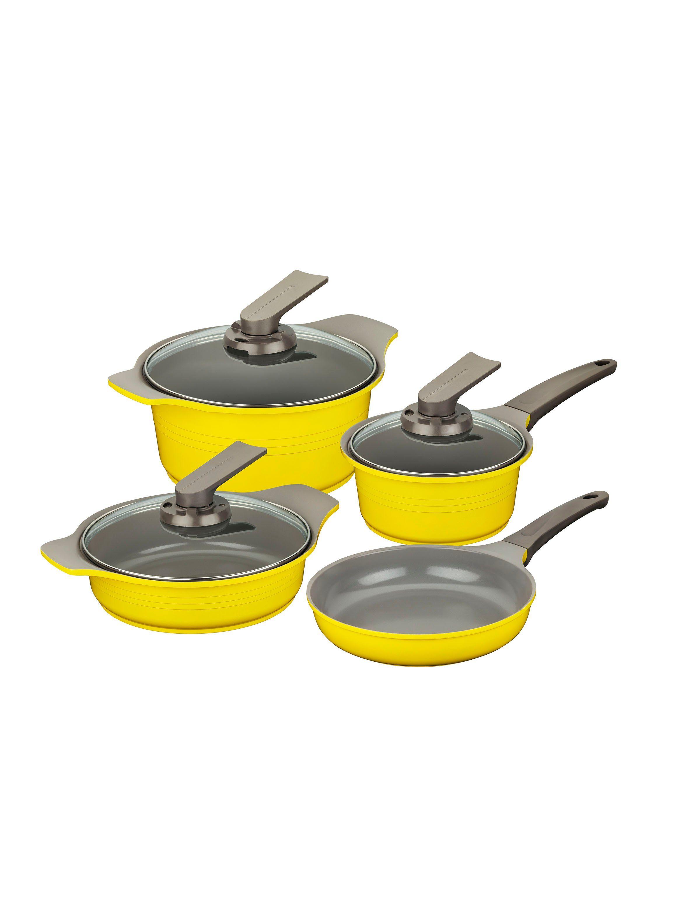 Batería de Cocina Juego 7 Piezas Amarillo-2