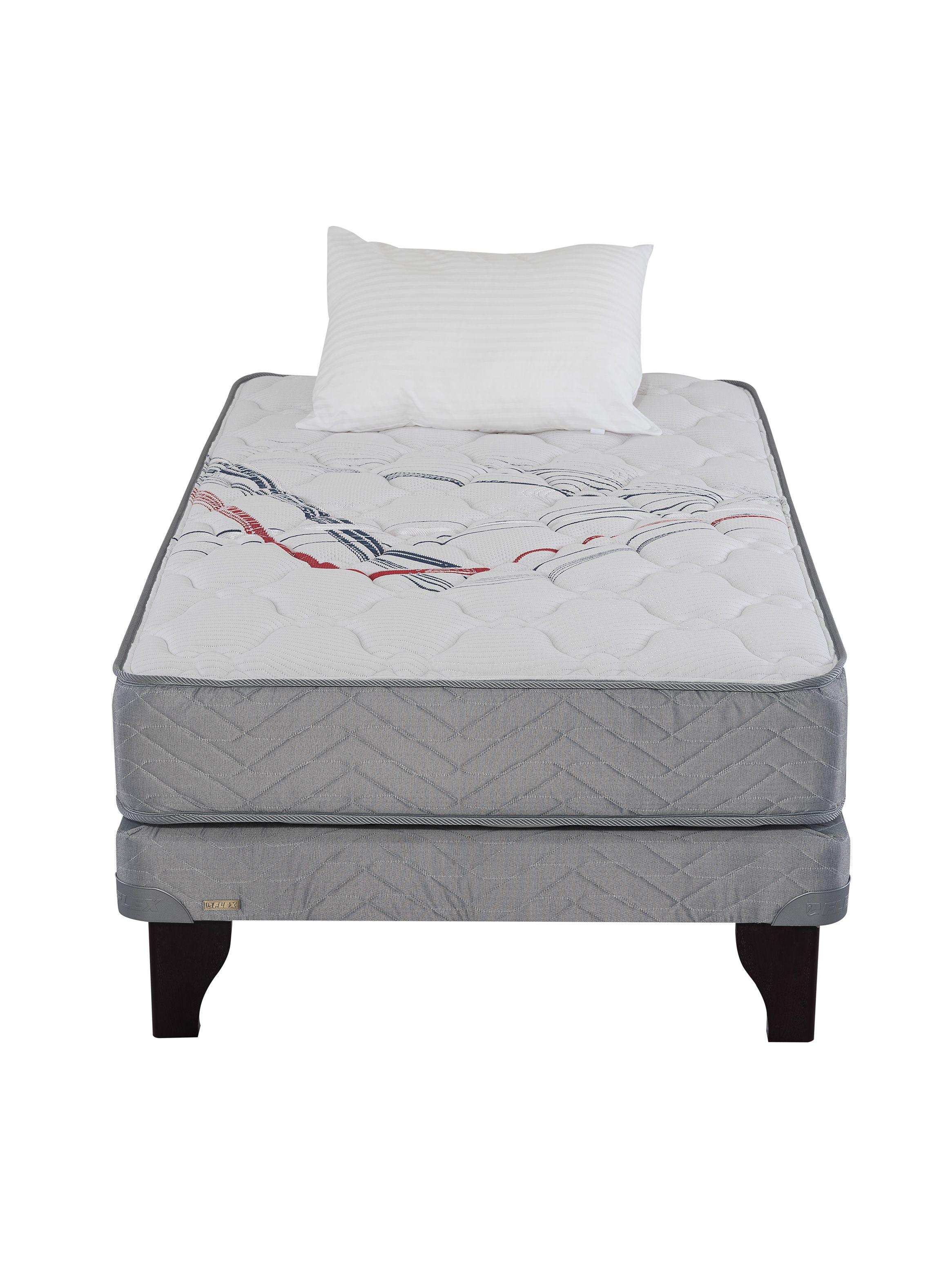 Cama Europea Therapedic Mas 1.5 Plazas + Almohada Fibra-0