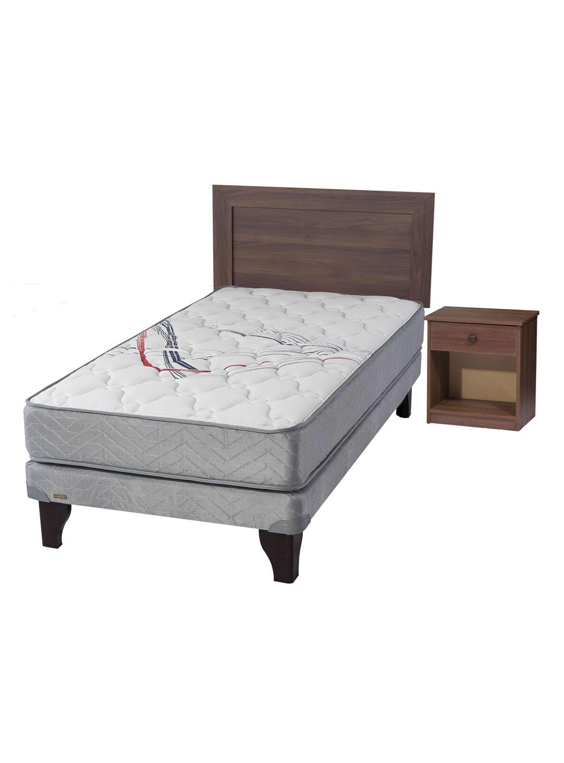 Cama Therapedic Mas 1.5 Plaza + Set Arturias-0