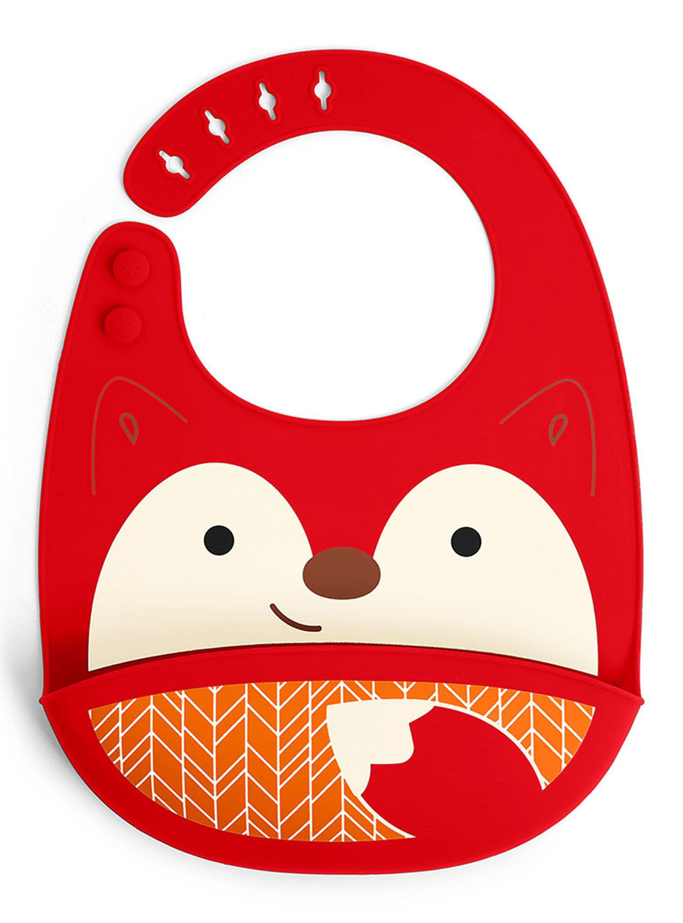 Babero Zoo Fold Rojo-0