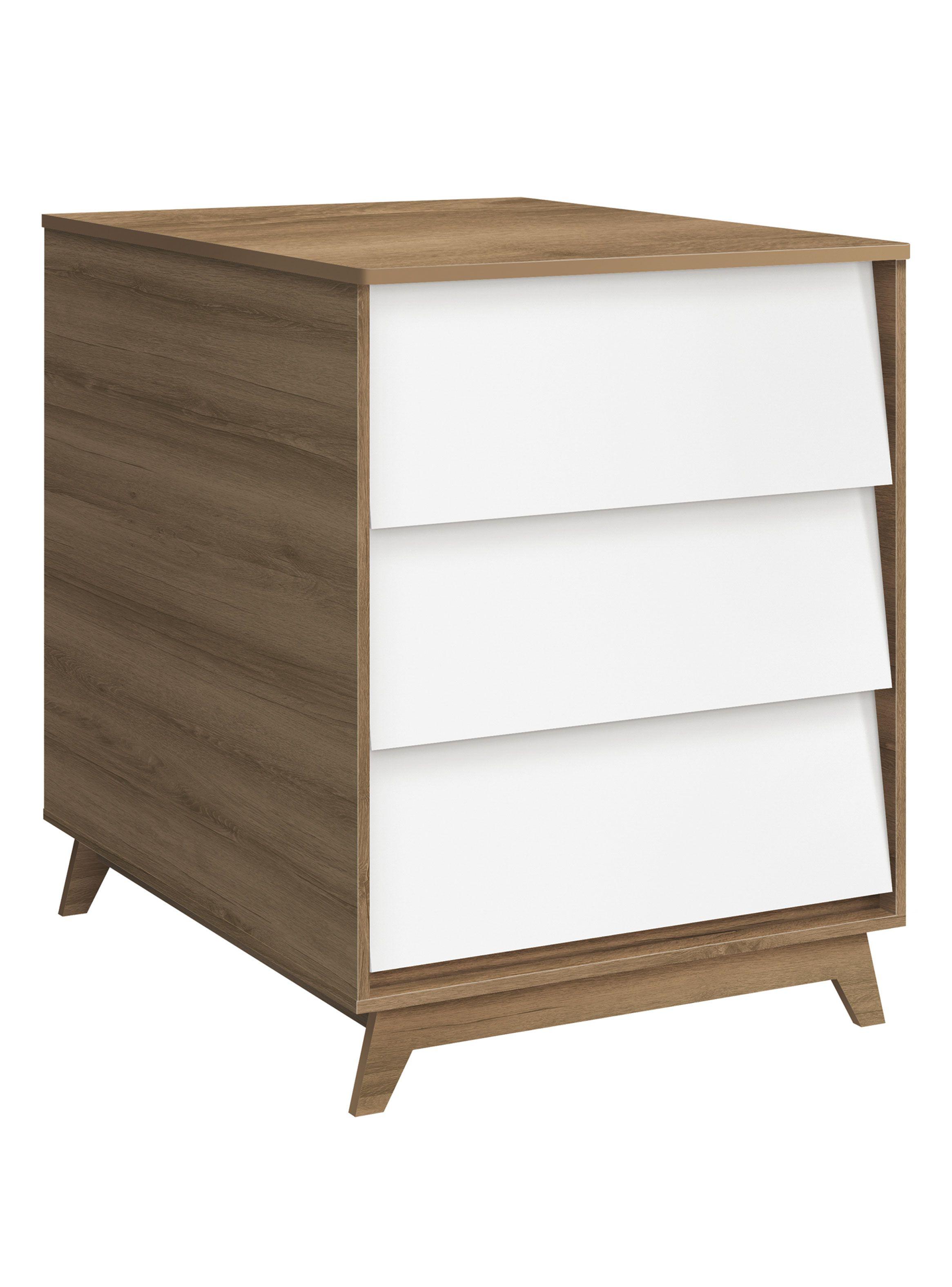 Cuna 3 en 1 Noah Blanca Madera-2