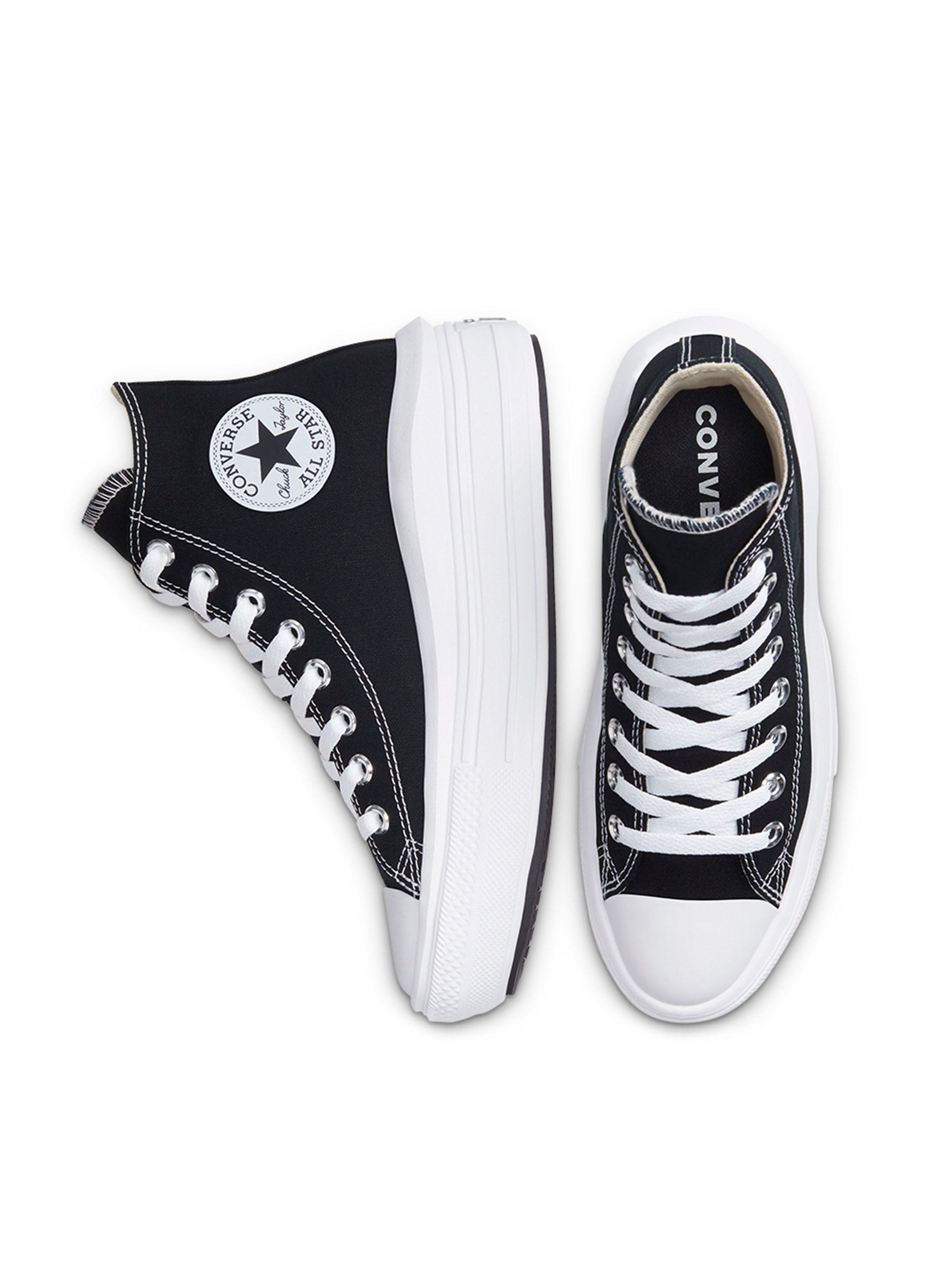 Zapatilla Urbana Chuck Taylor Move Negro Mujer-3