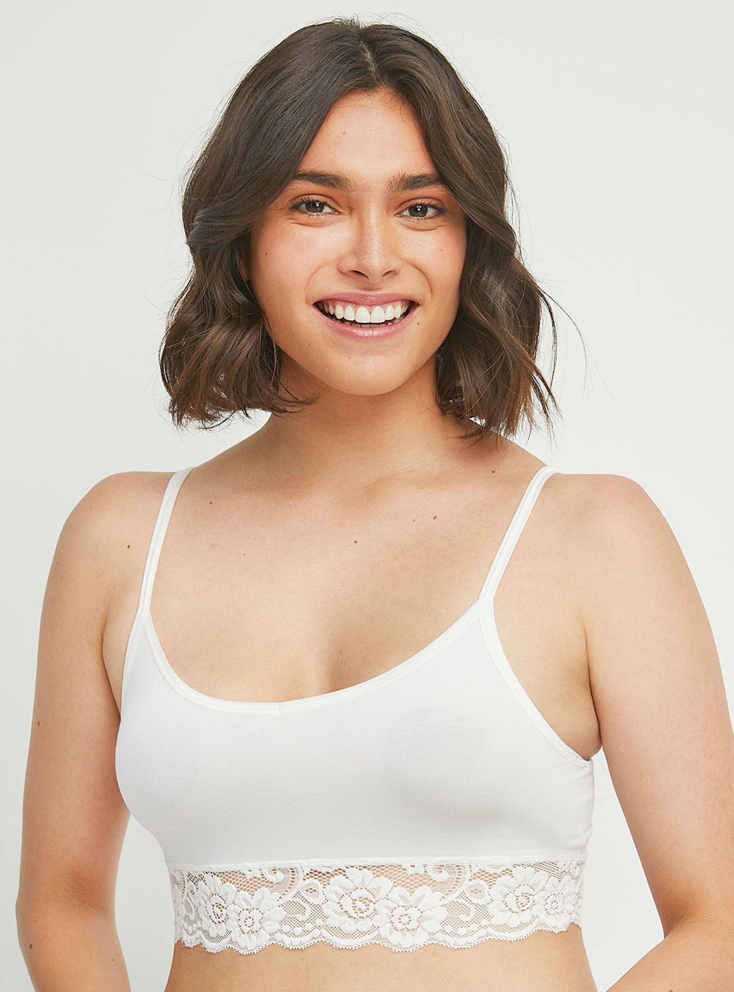 Bralette Algodón y Encaje Romance-0
