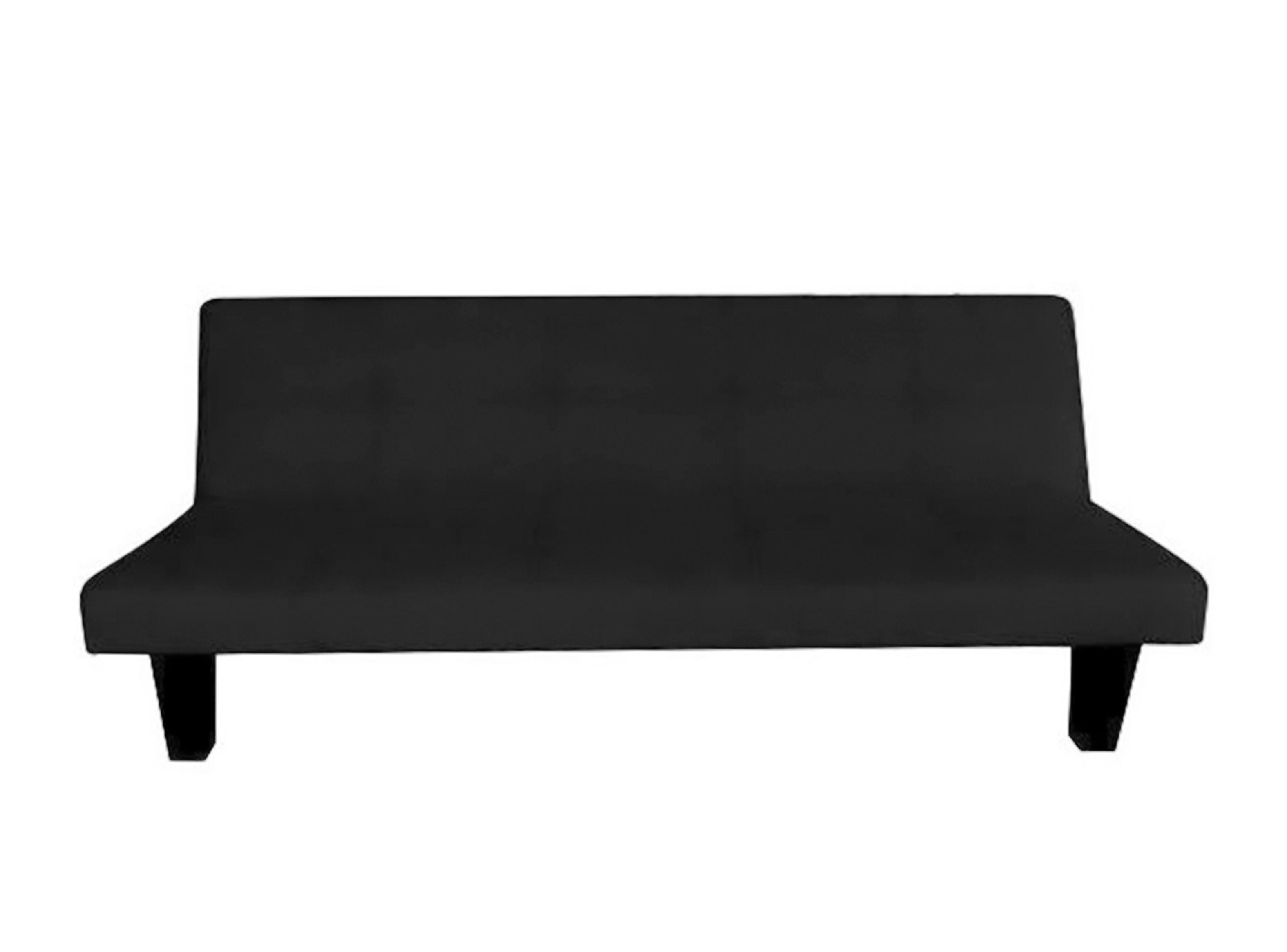Futón Praga Negro Tela Idetex-0