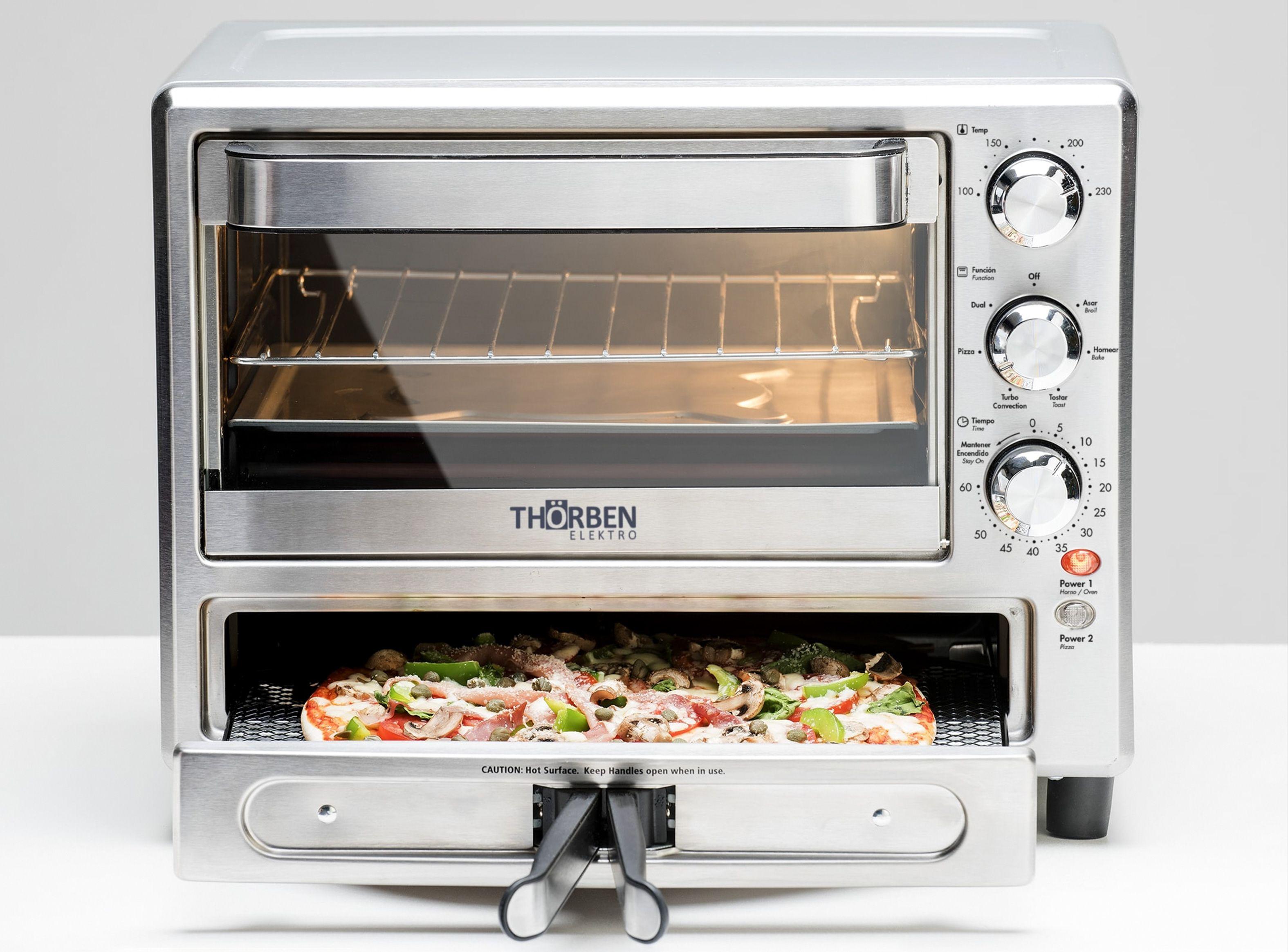 Horno Eléctrico Thorben Thor Dual Pizza Oven-2