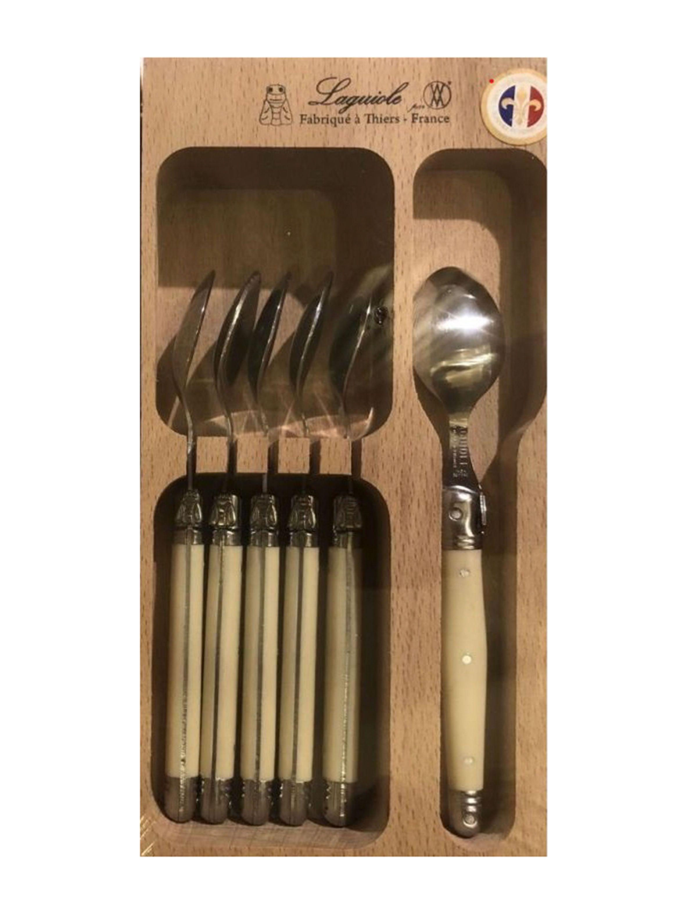 Set Cucharas Moka Blanco Tiza-0