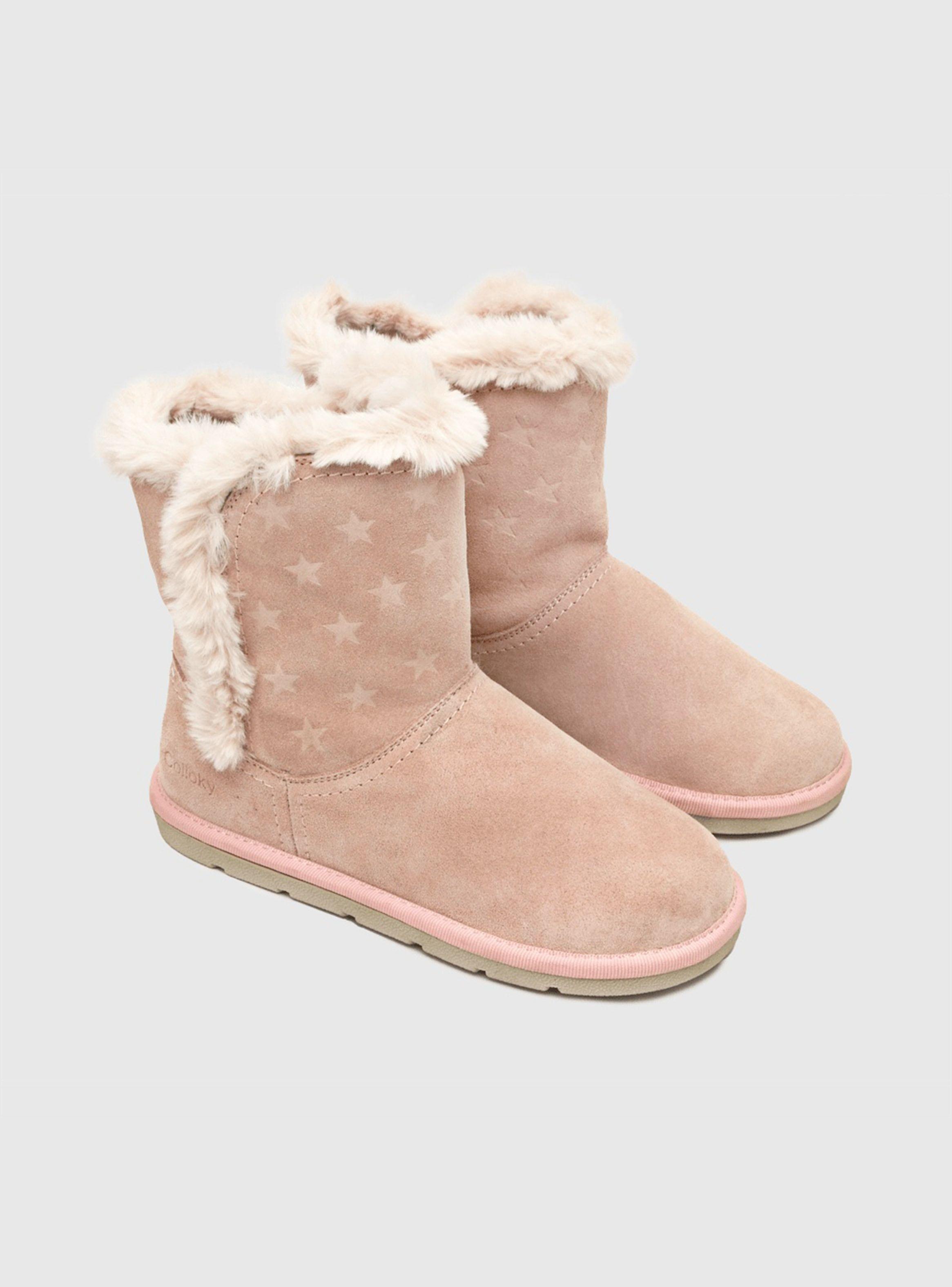 Bota Peluda con Estrella Niña-1