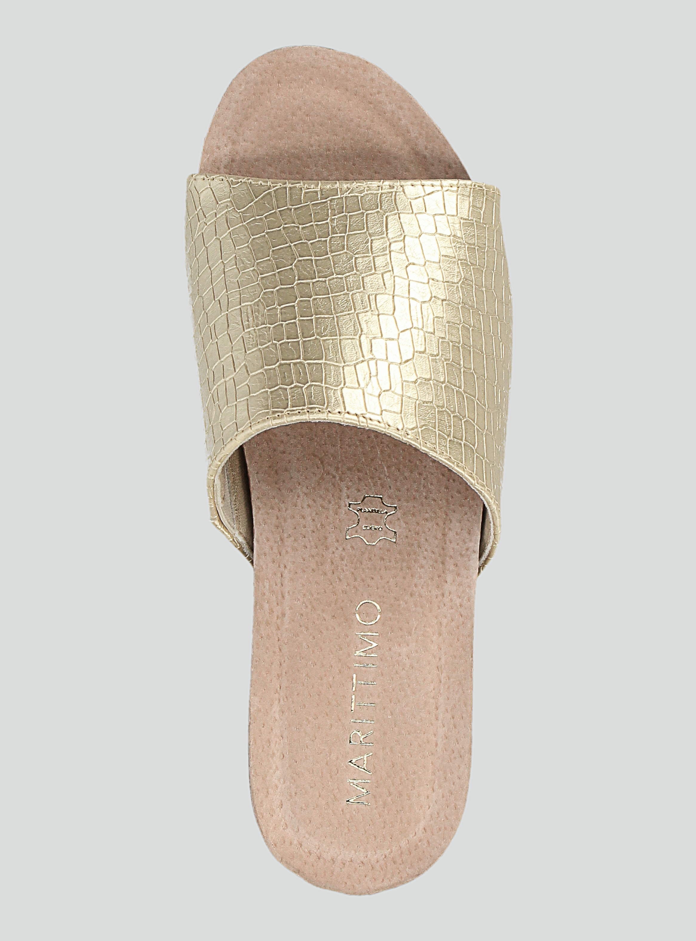 Sandalia Textura Croco Mujer-3