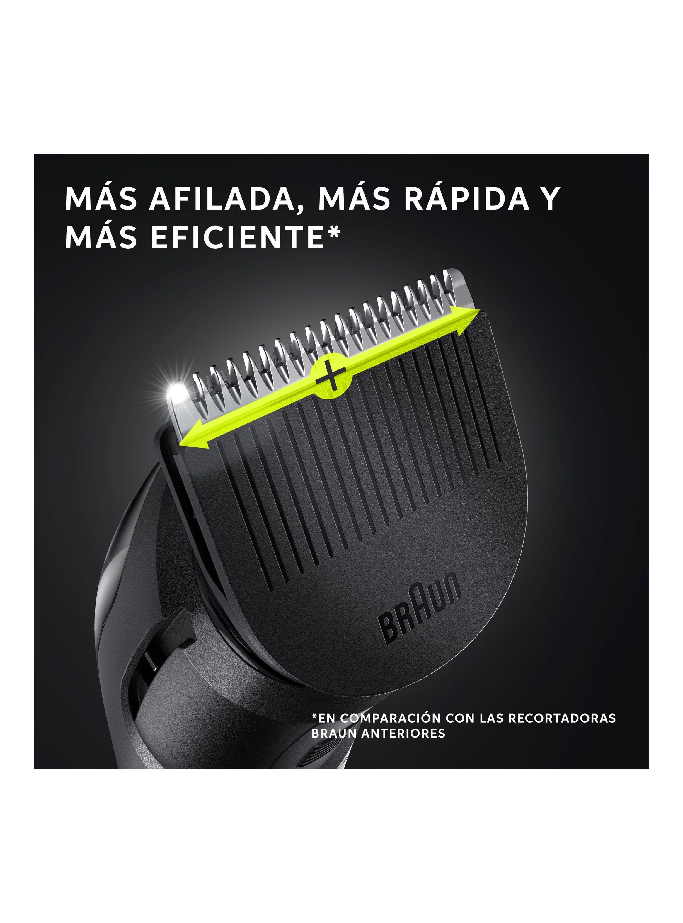 Recortadora de Barba 39 Ajustes + Máquina Afeitar Gillette-1