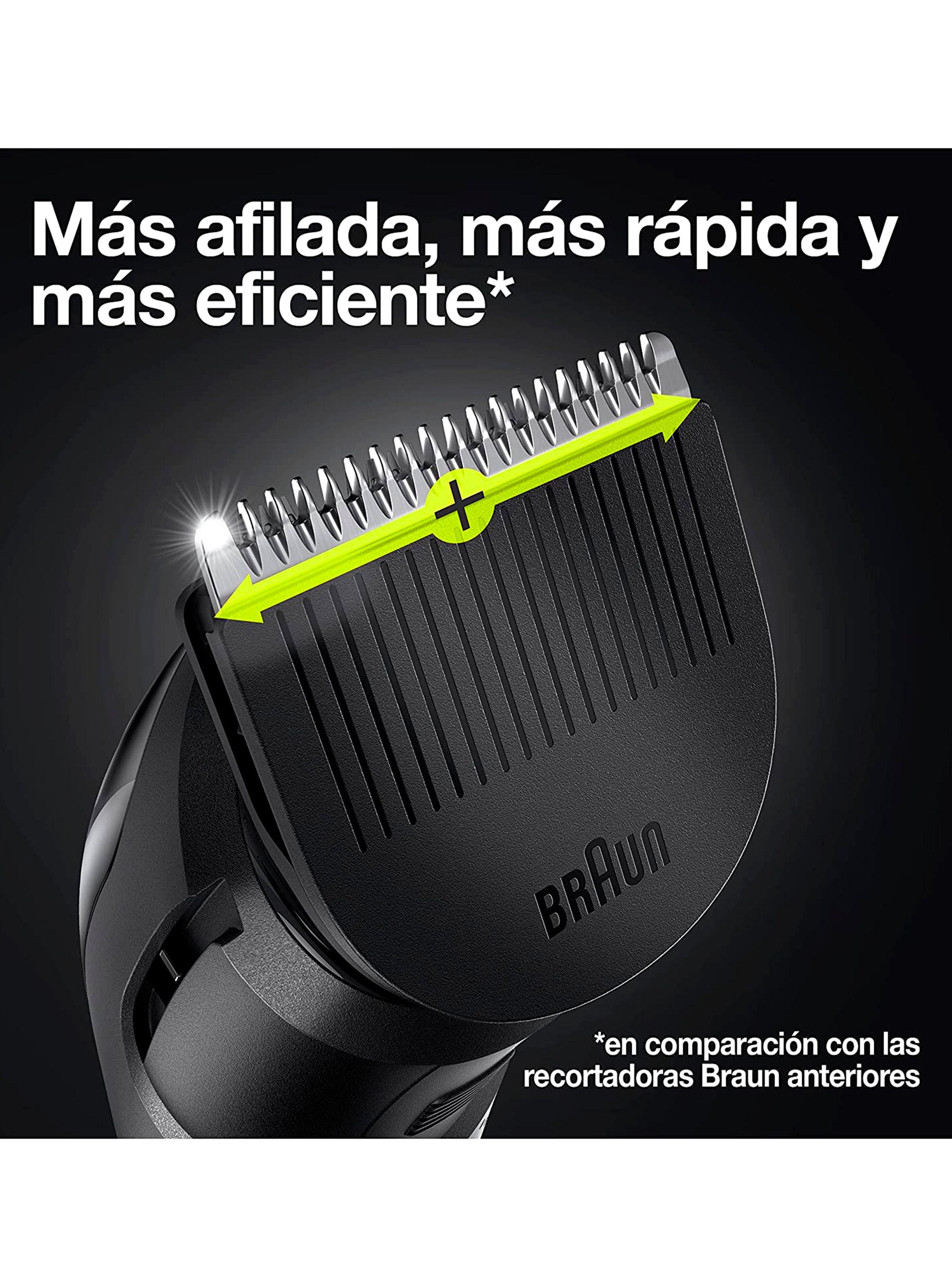 Recortadora de Barba 7 en 1 + Máquina de Afeitar Gillette-2
