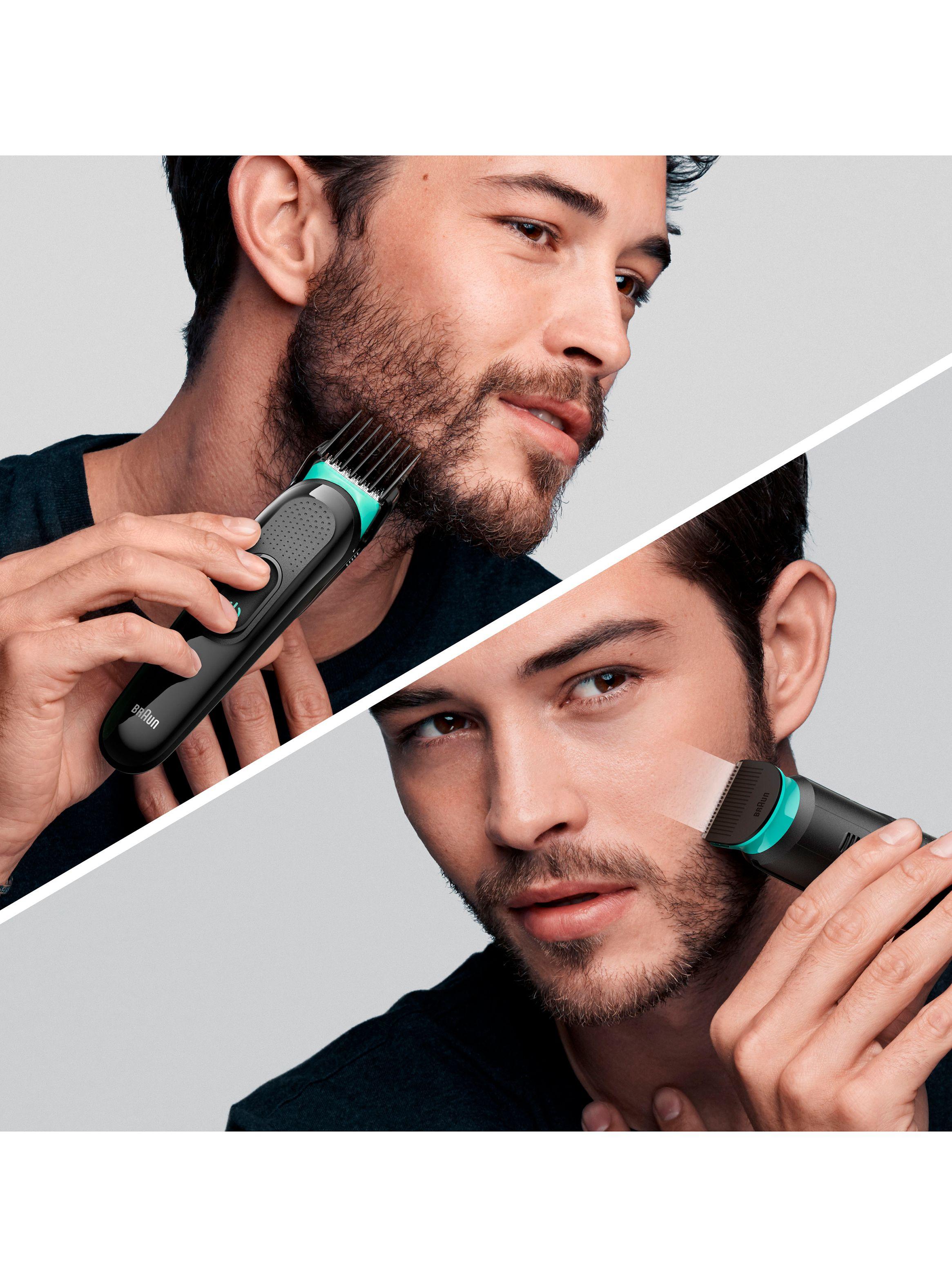 Recortadora de Barba 7 en 1 + Máquina de Afeitar Gillette-3