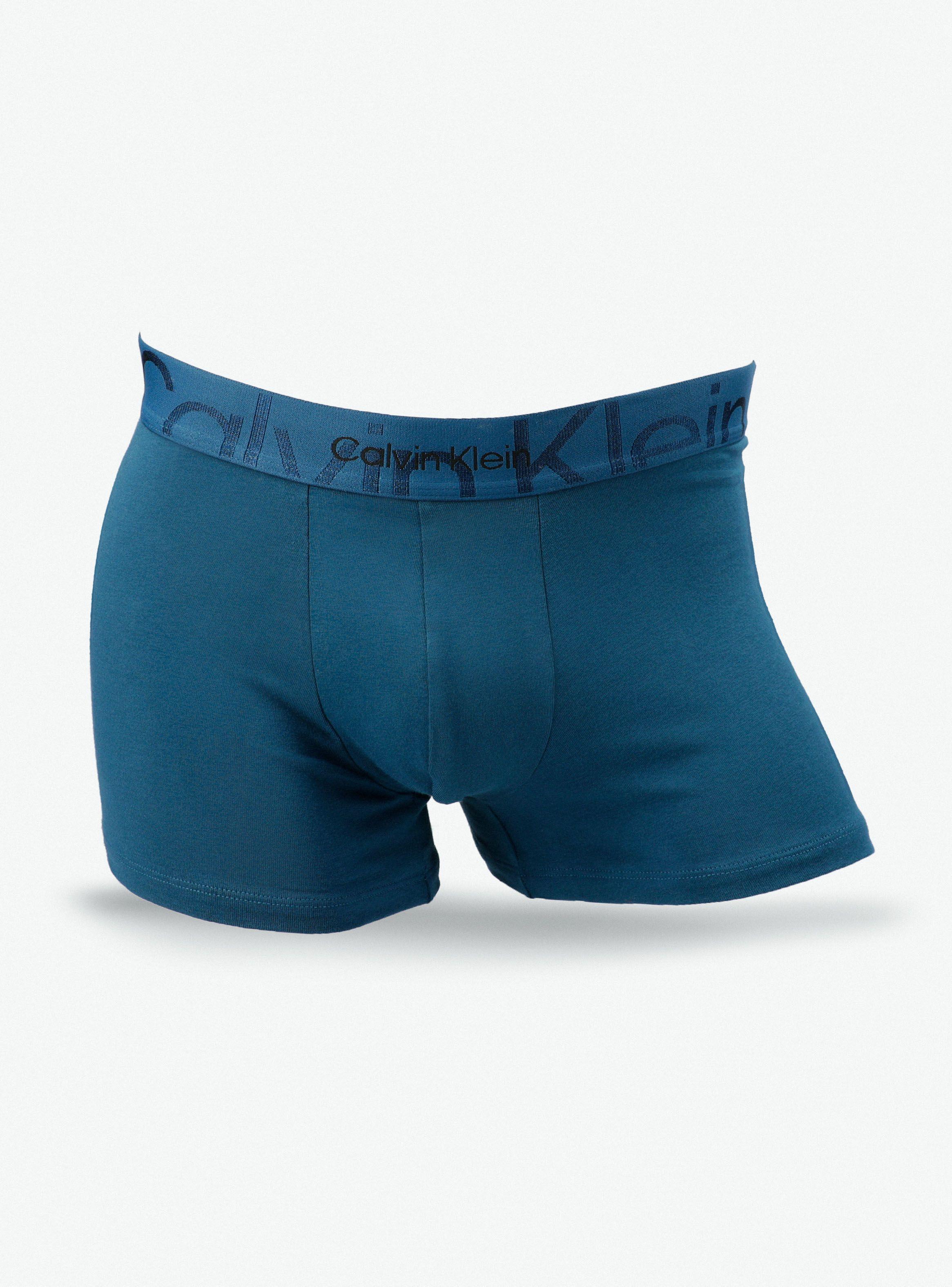 Boxer Trunk Embossed Icon Azul-0