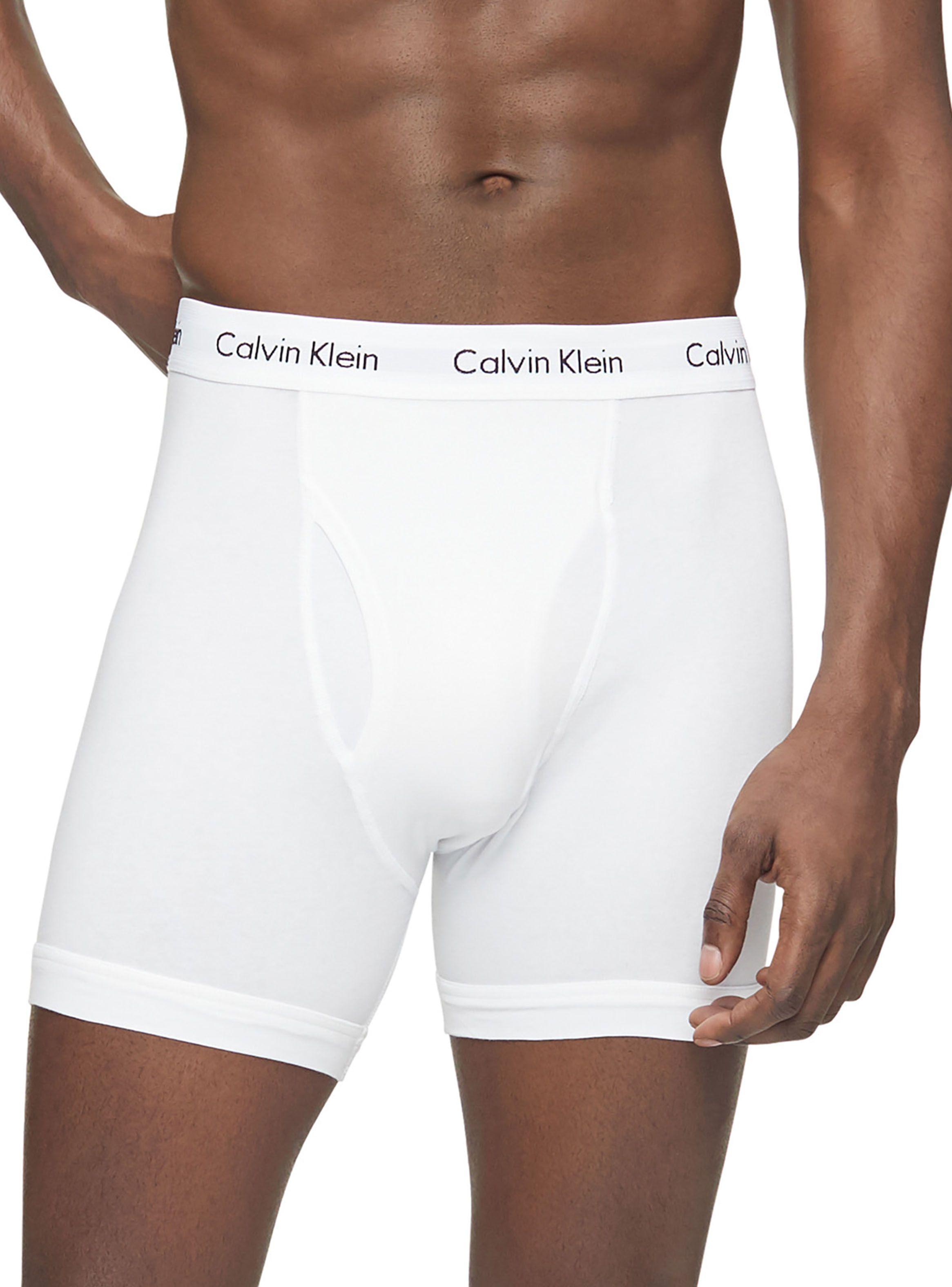 Pack 3 Boxer Brief Básico Blanco de Calvin Klein