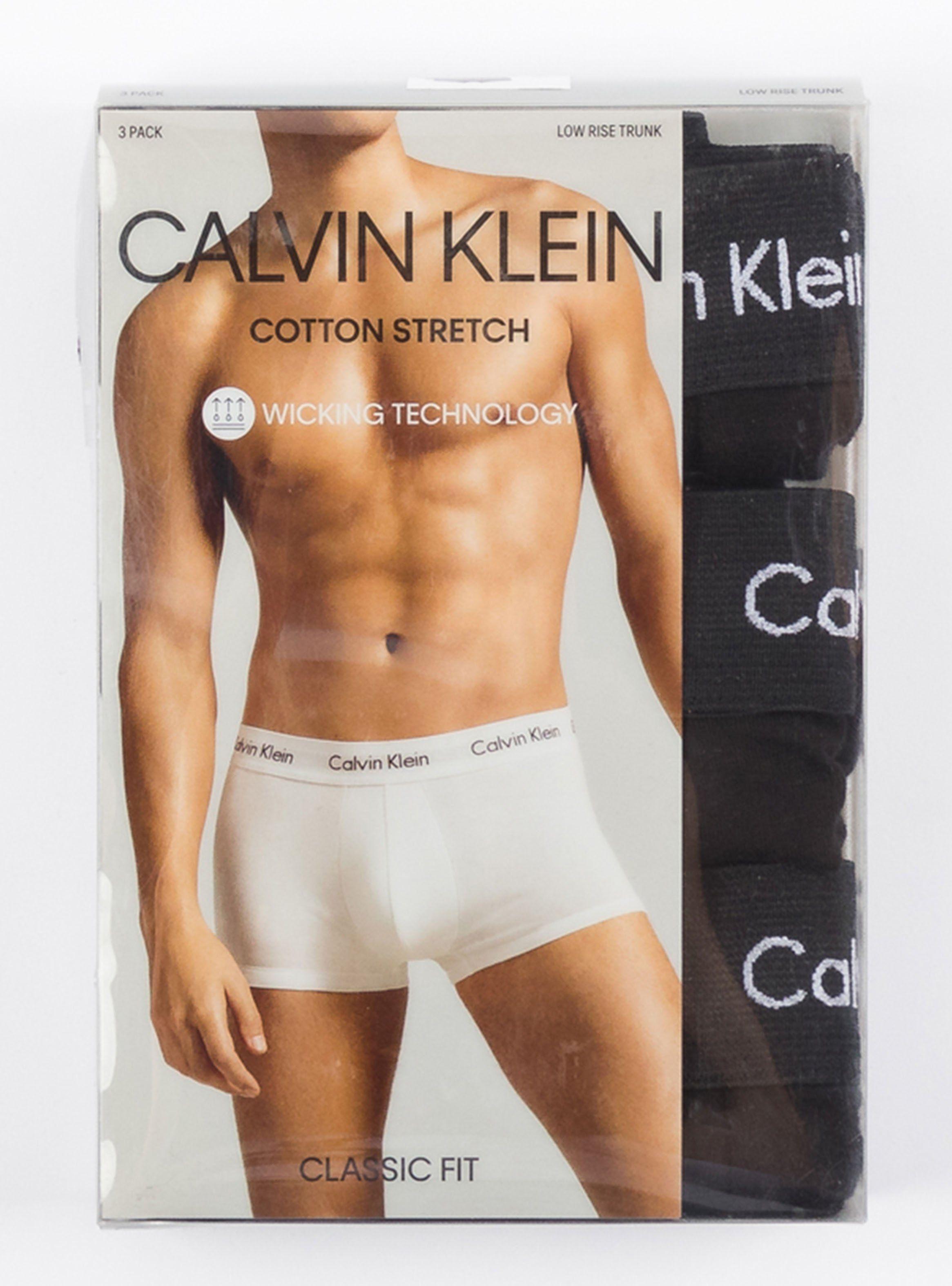 Pack 3 Trunk Básico Negro de Calvin Klein