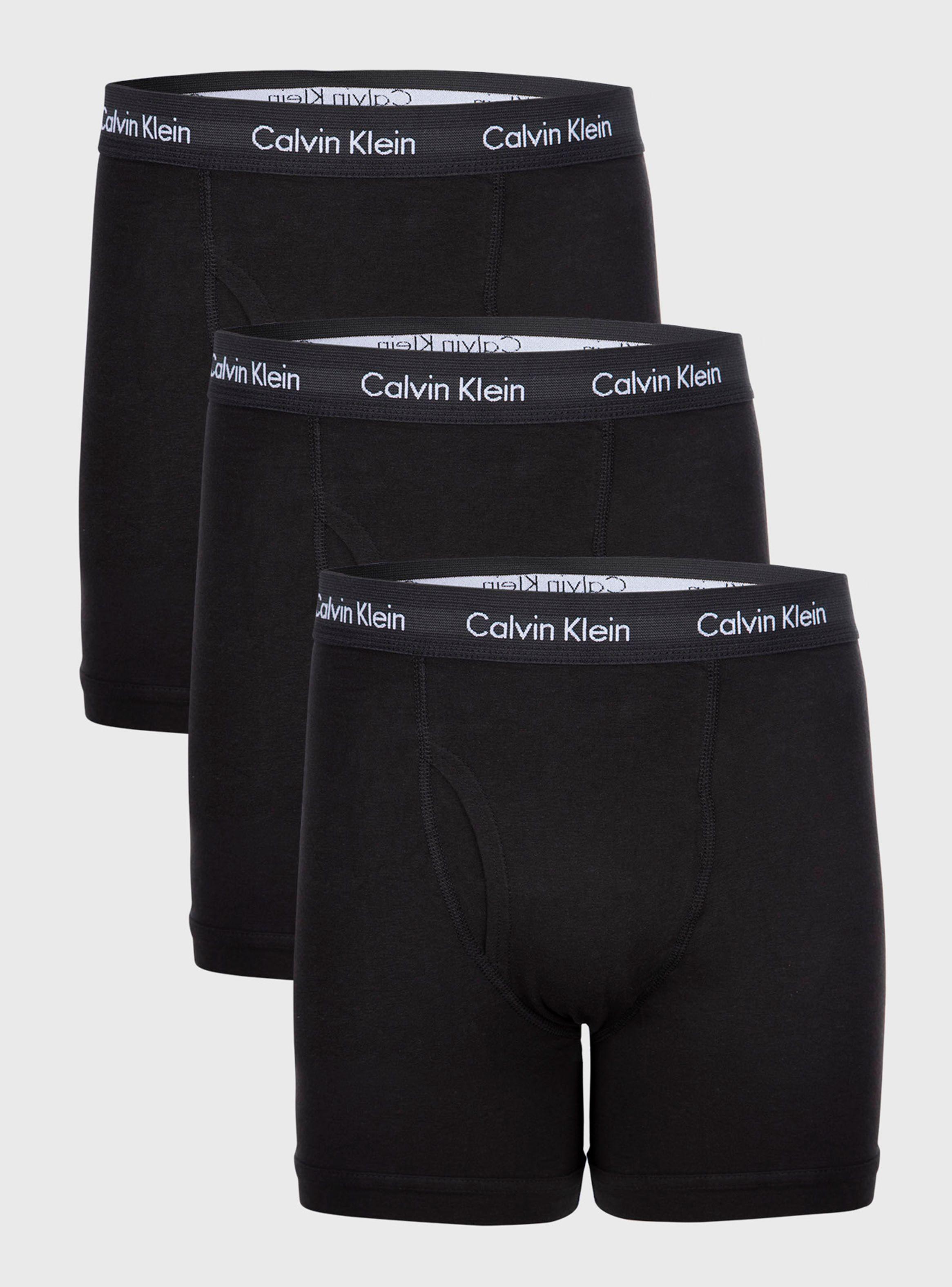 Pack 3 Boxer Brief Básico Negro de Calvin Klein