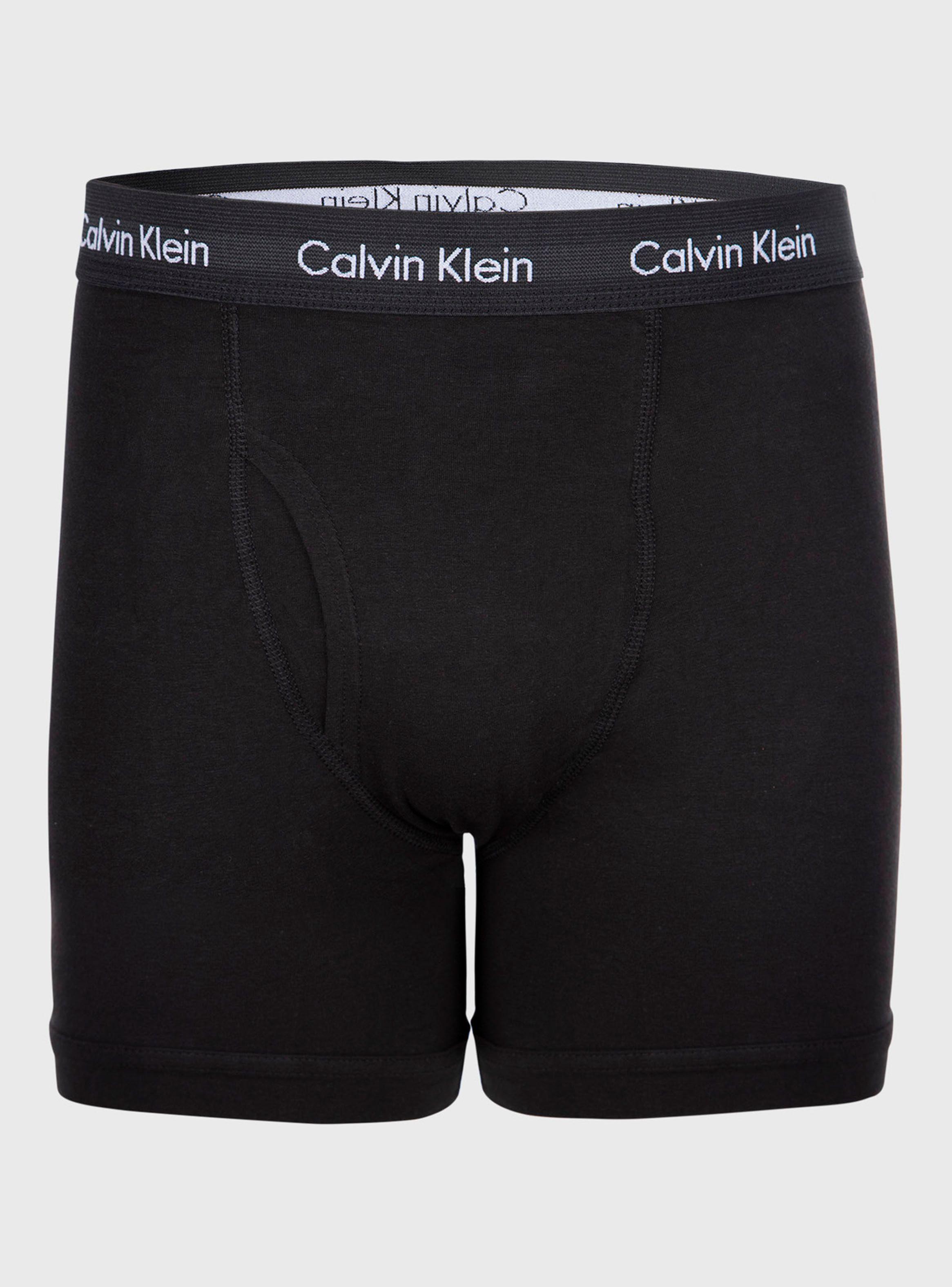 Pack 3 Boxer Brief Básico Negro de Calvin Klein - Vista 2