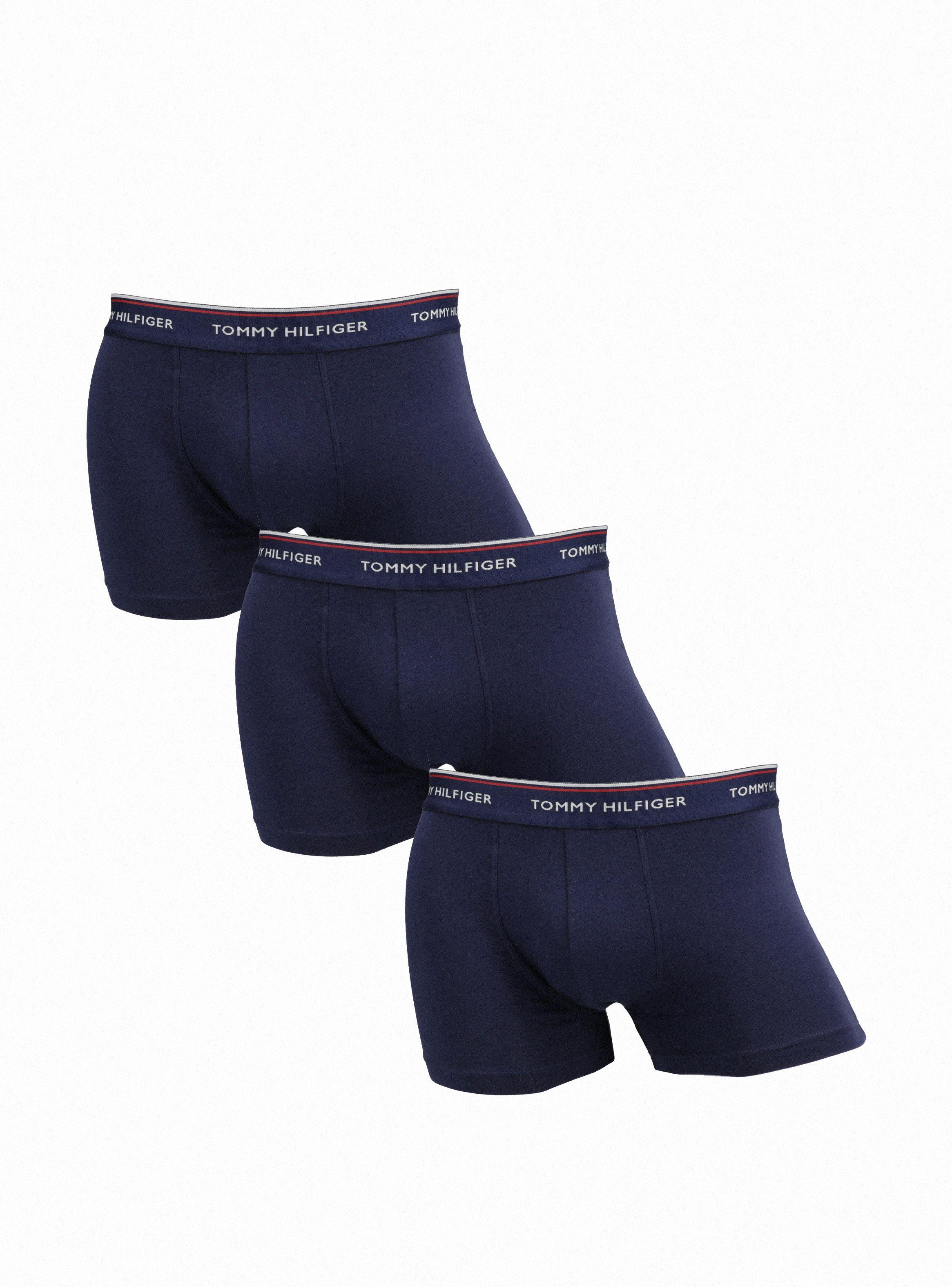 Pack 03 Boxer Trunk Azul Algodón-0