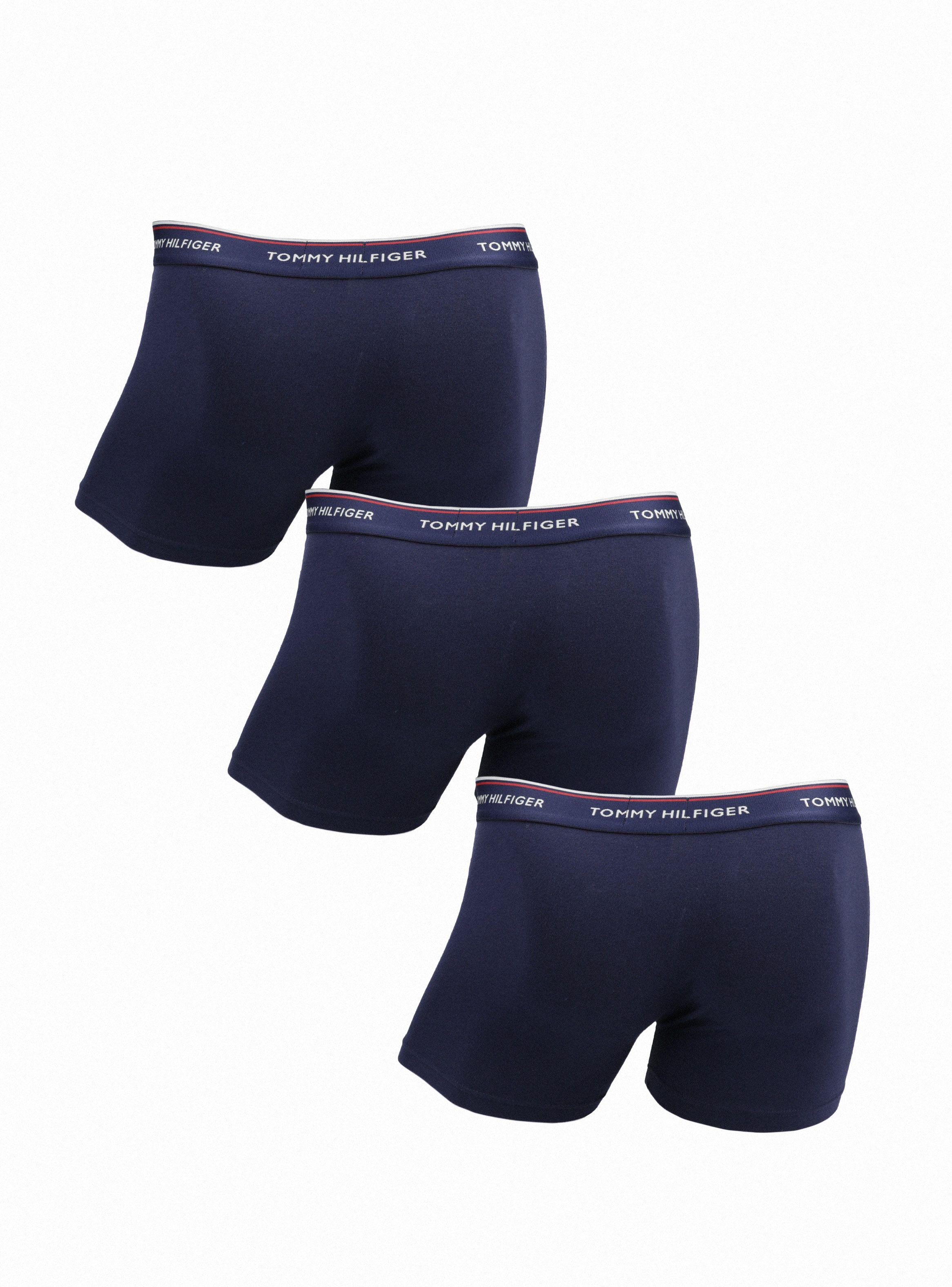 Pack 03 Boxer Trunk Azul Algodón-1