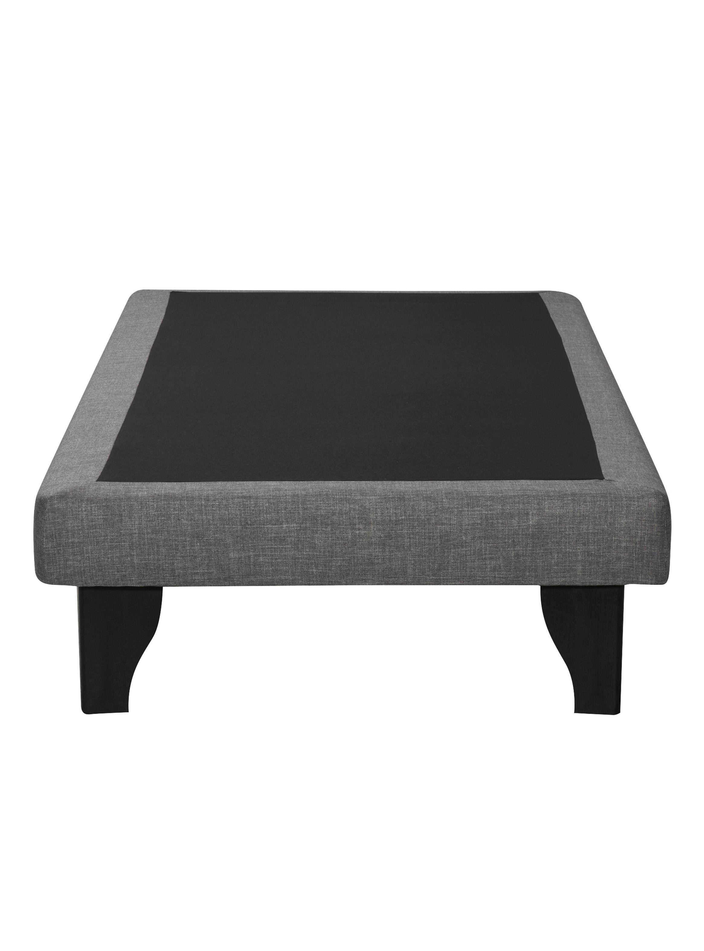 Base Cama Europea 1 Plaza Gris-2