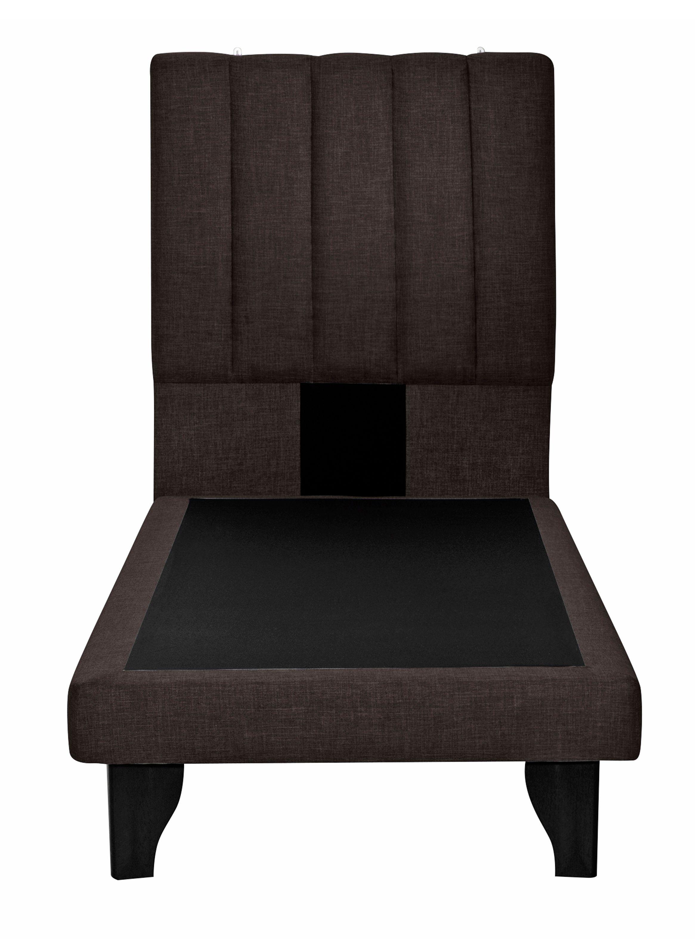 Base Europea 1 Plaza Chocolate + Respaldo-0