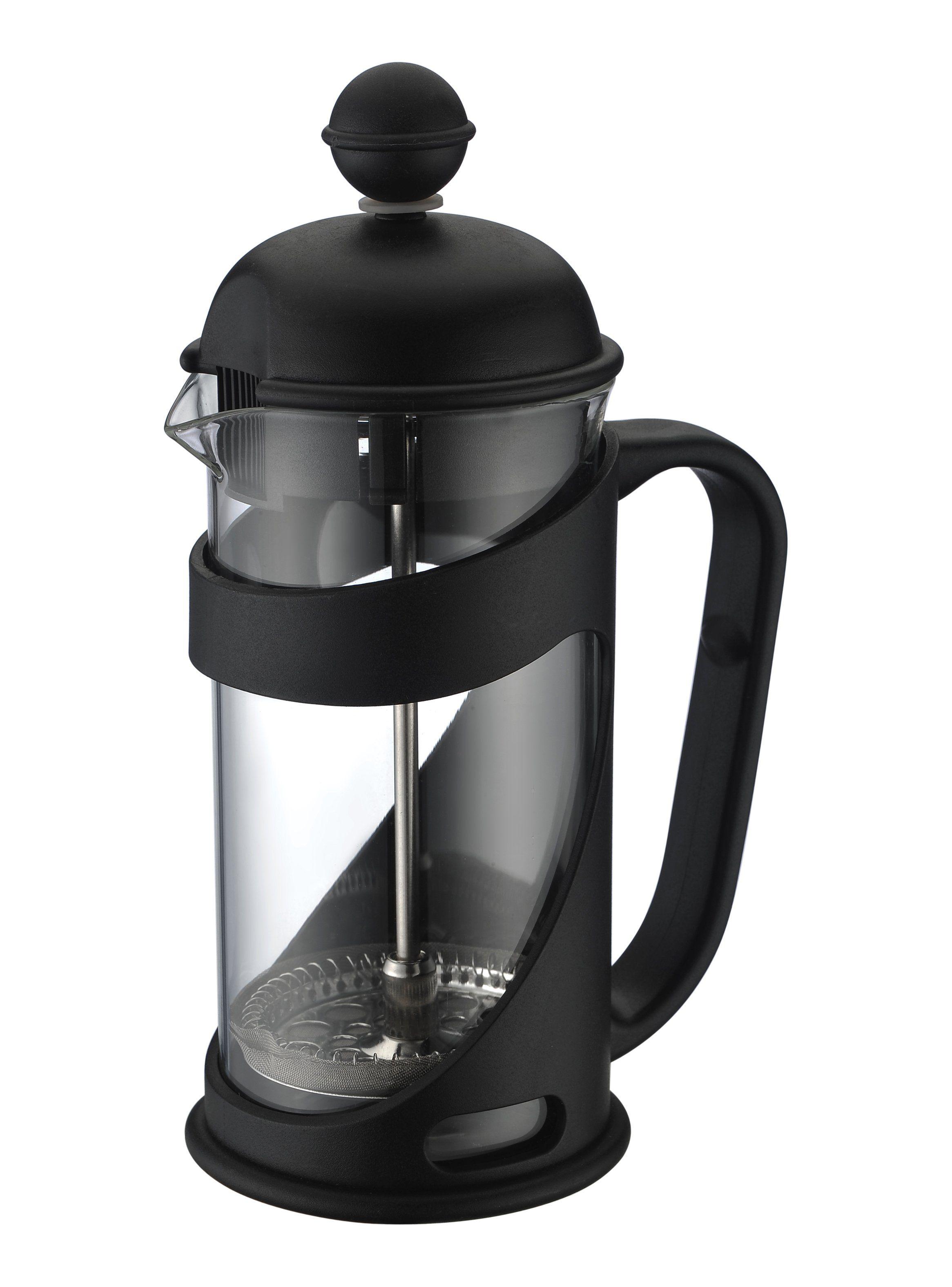 Cafetera Francesa Cali Borosilicato 1 Litro Negro-0