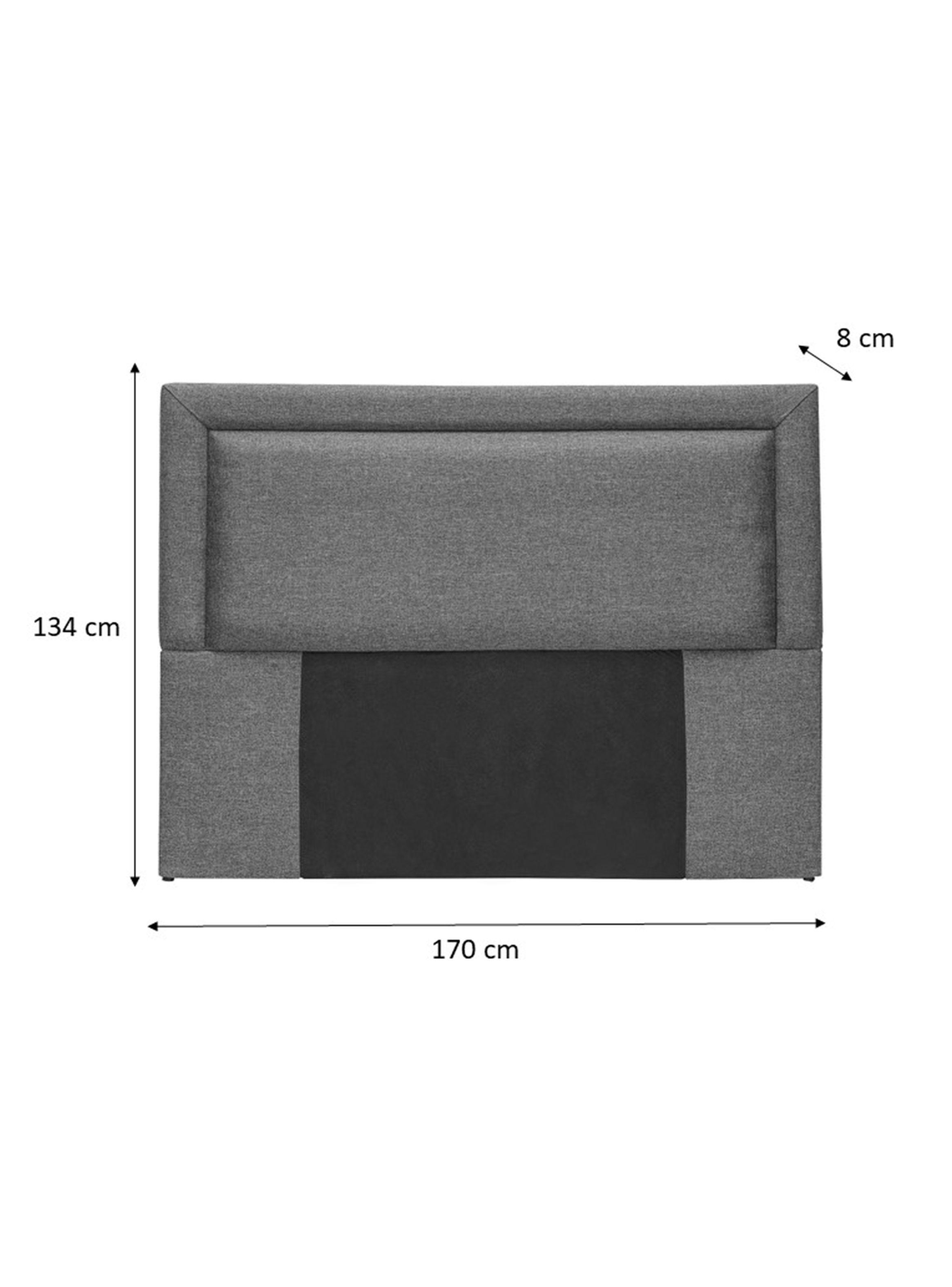 Respaldo Silver 2 Plazas Gris-1