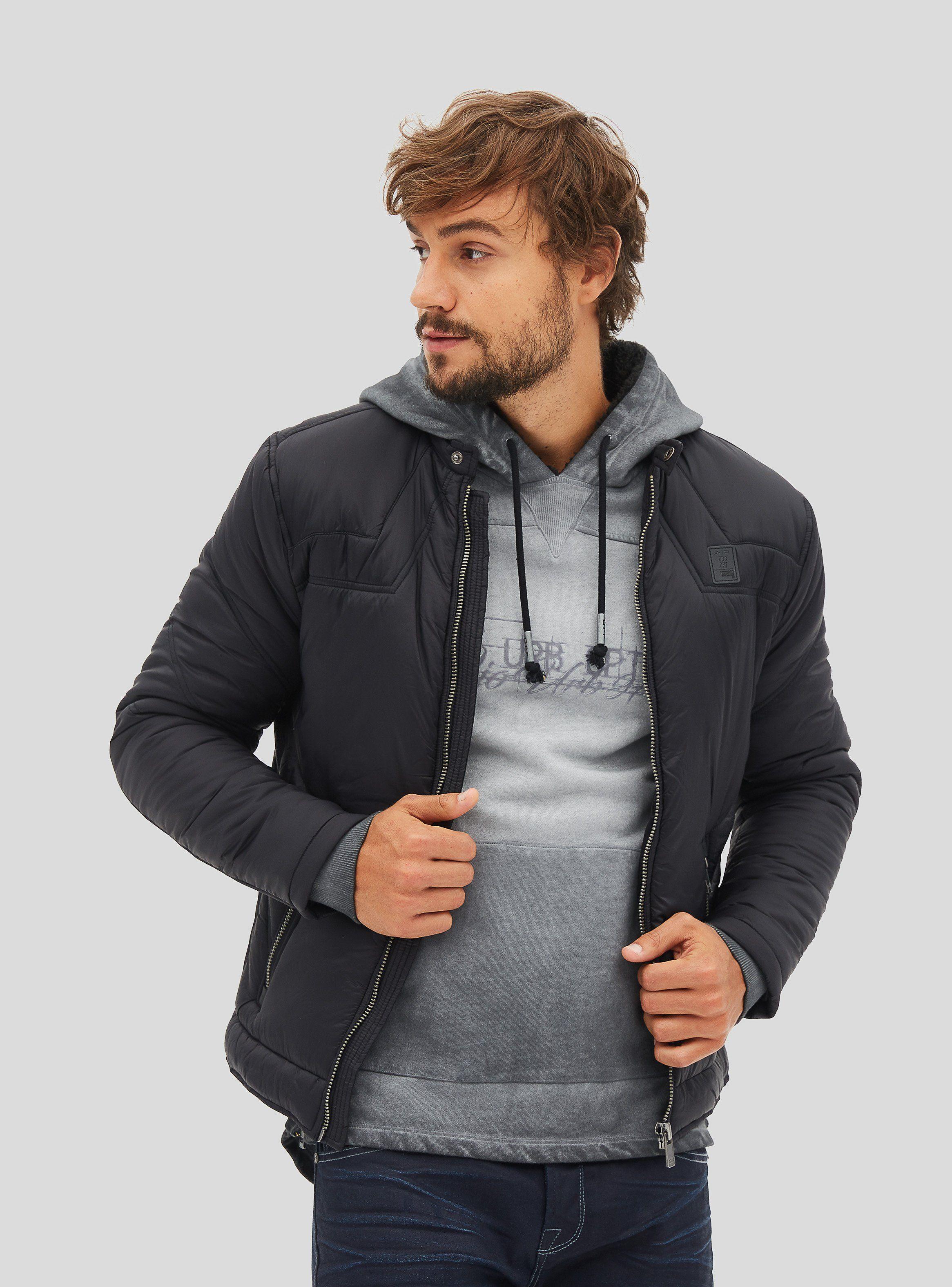 Parka Negra Modelo Sport JJO-0