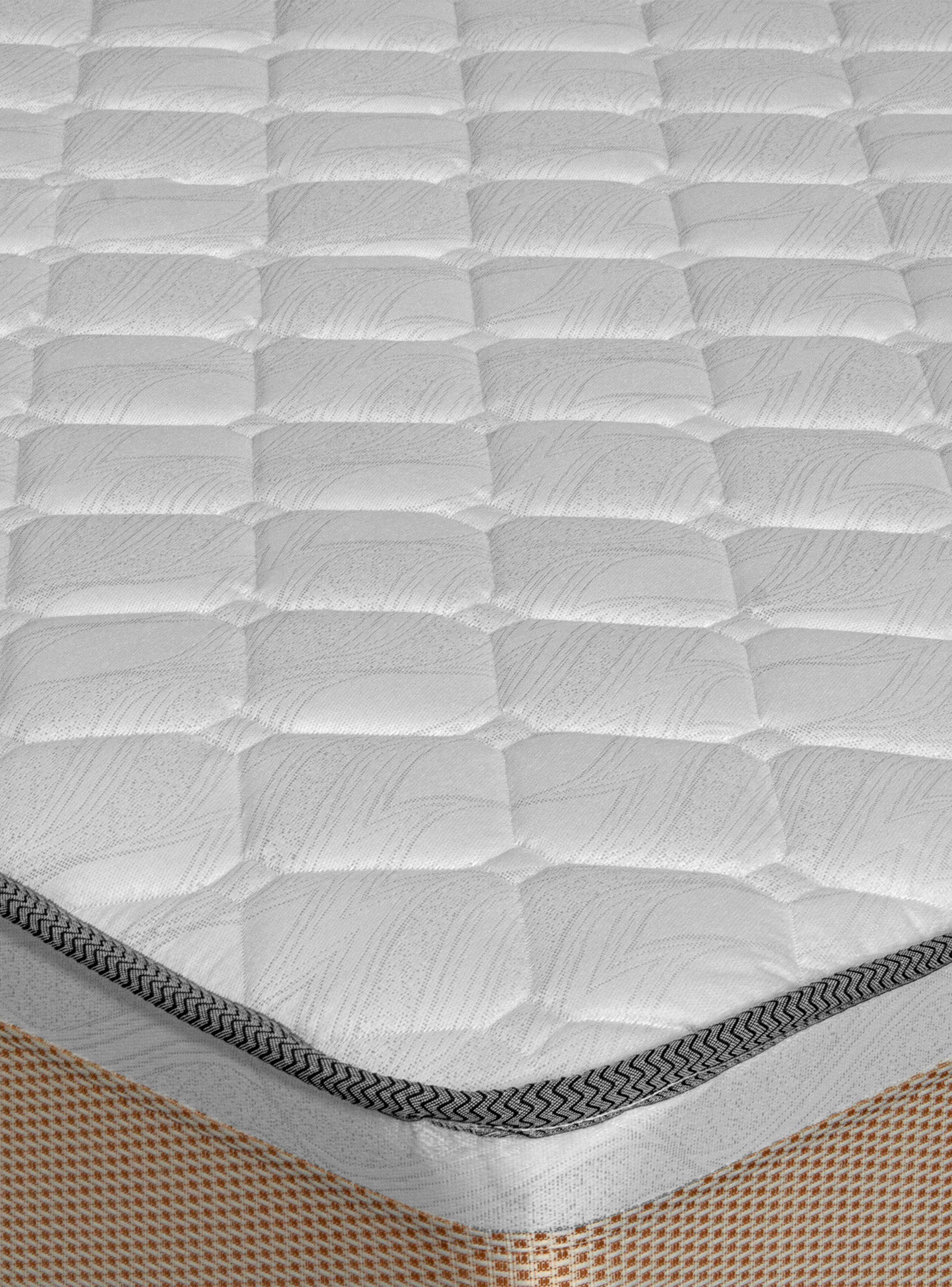 Cama Europea Premium 1 Plazas Beige-5