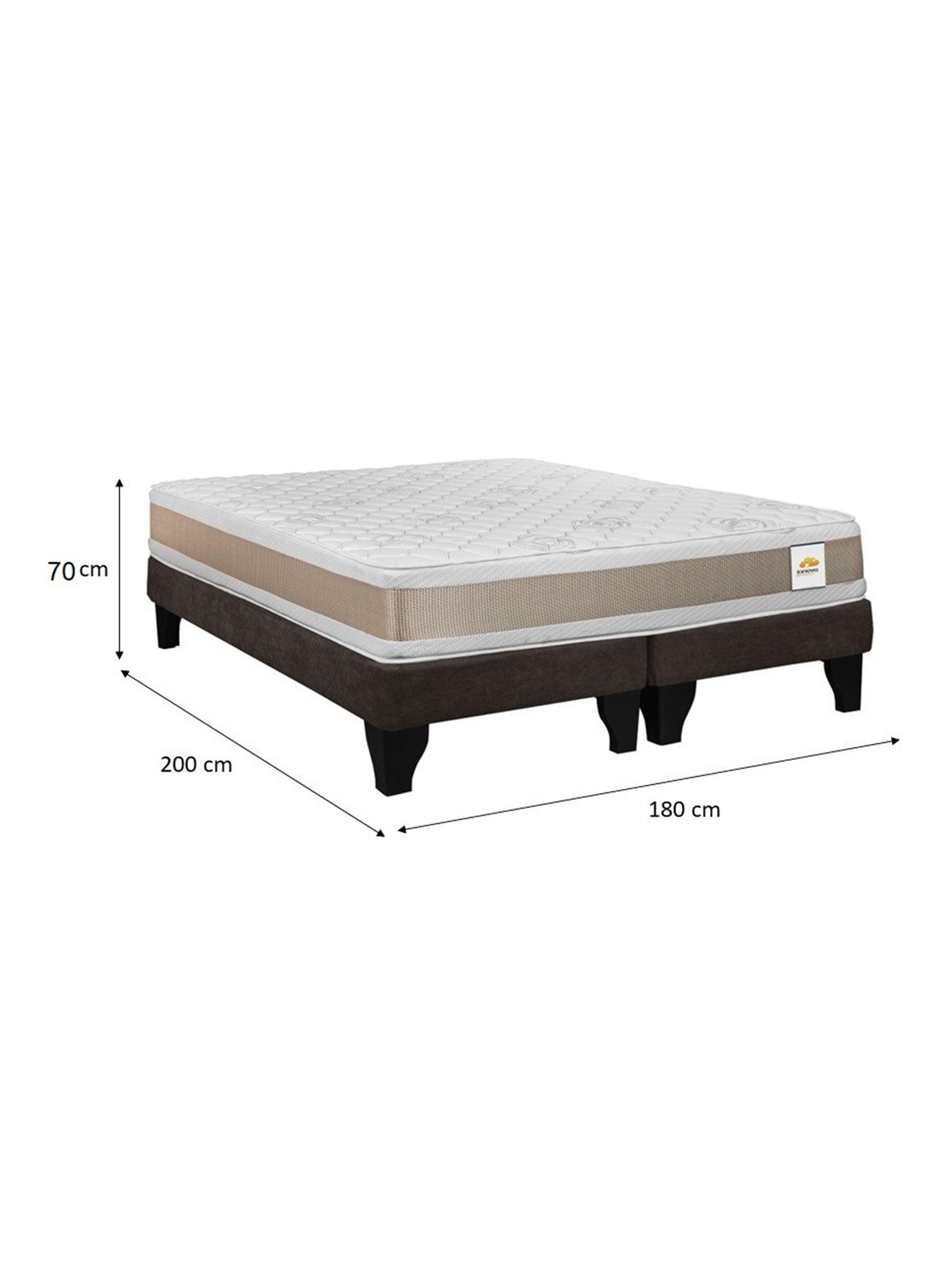 Cama Europea Premium King Azul-1