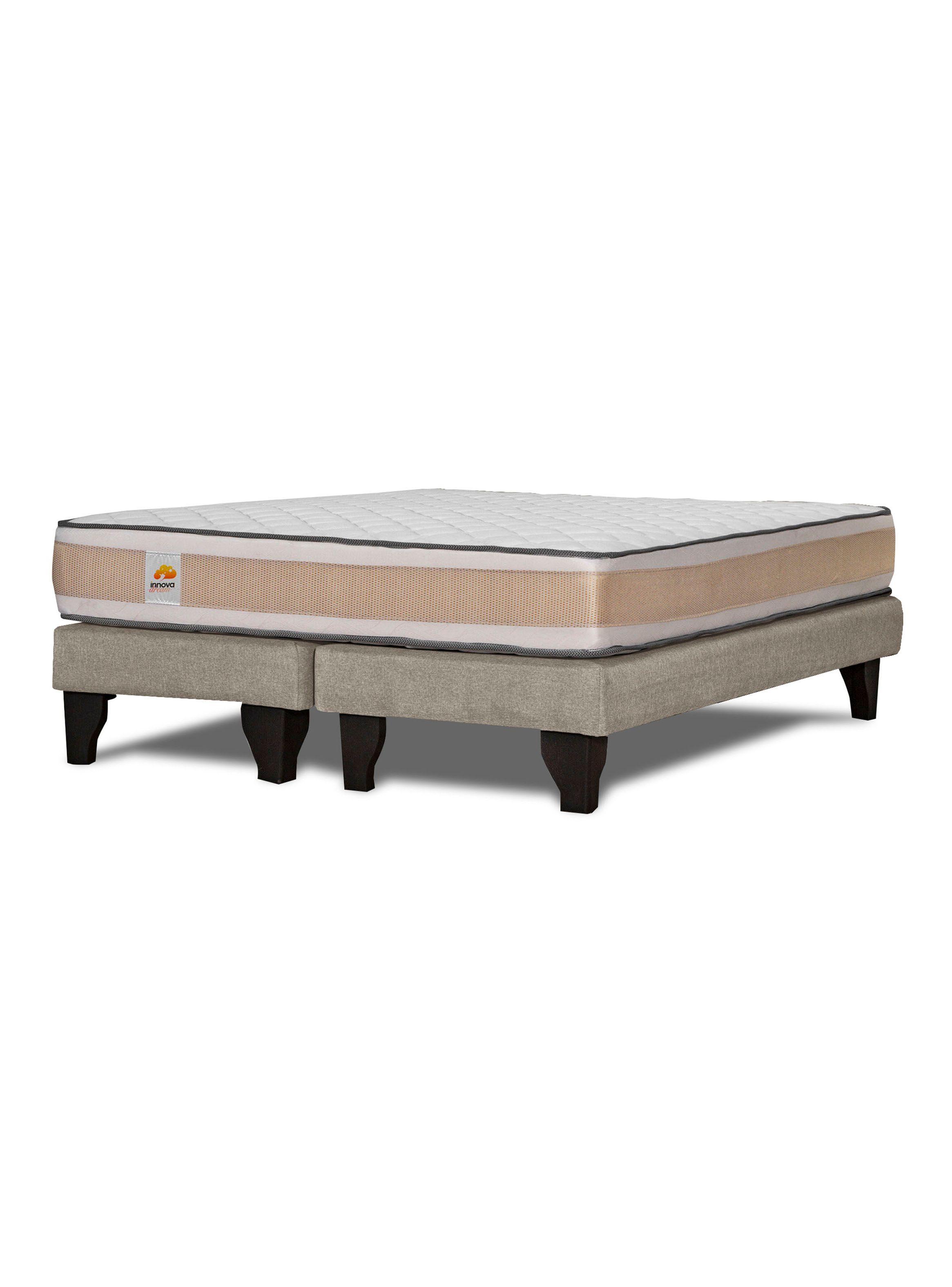 Cama Europea Premium King Beige-0