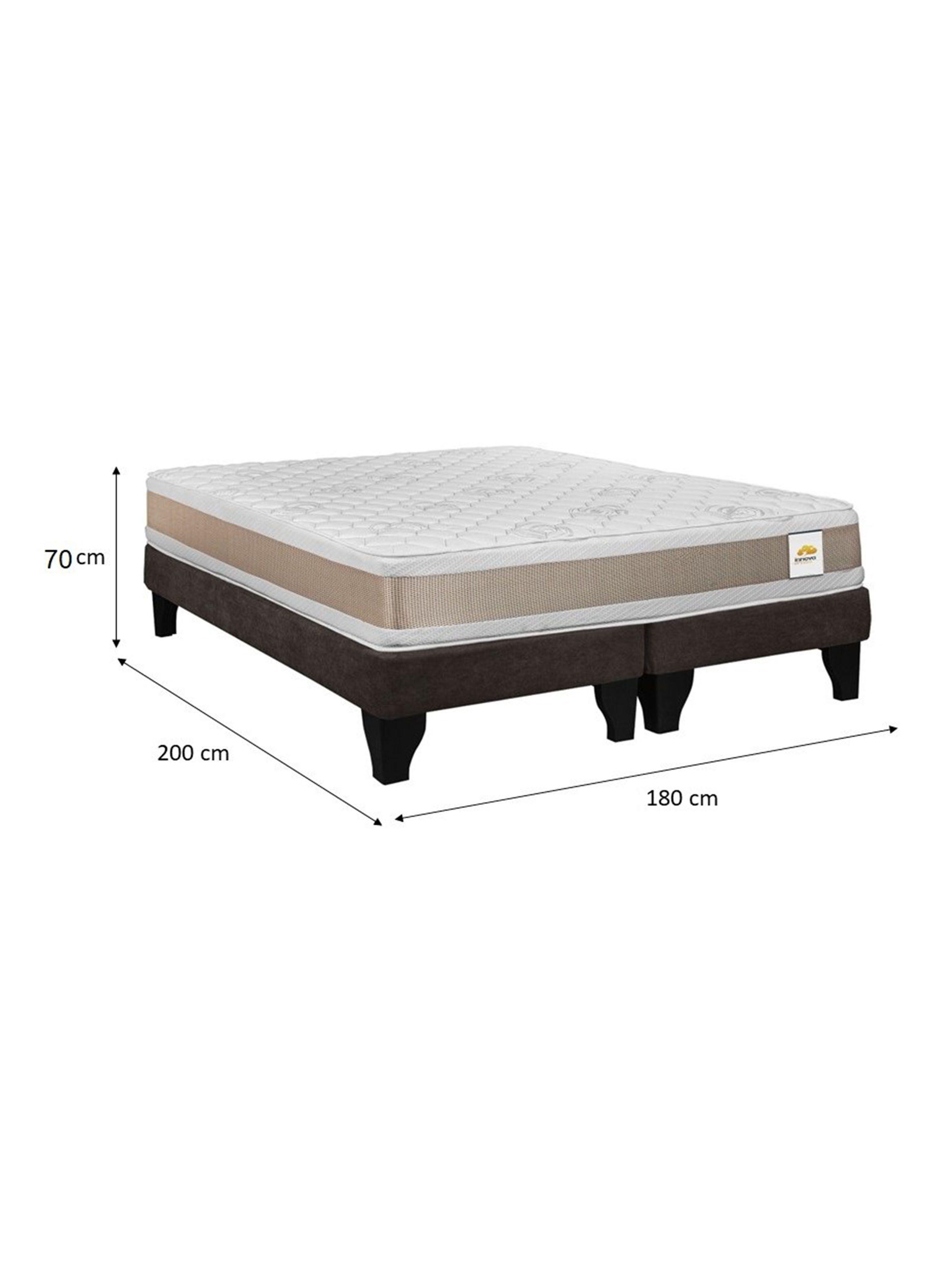 Cama Europea Premium King Chocolate-1