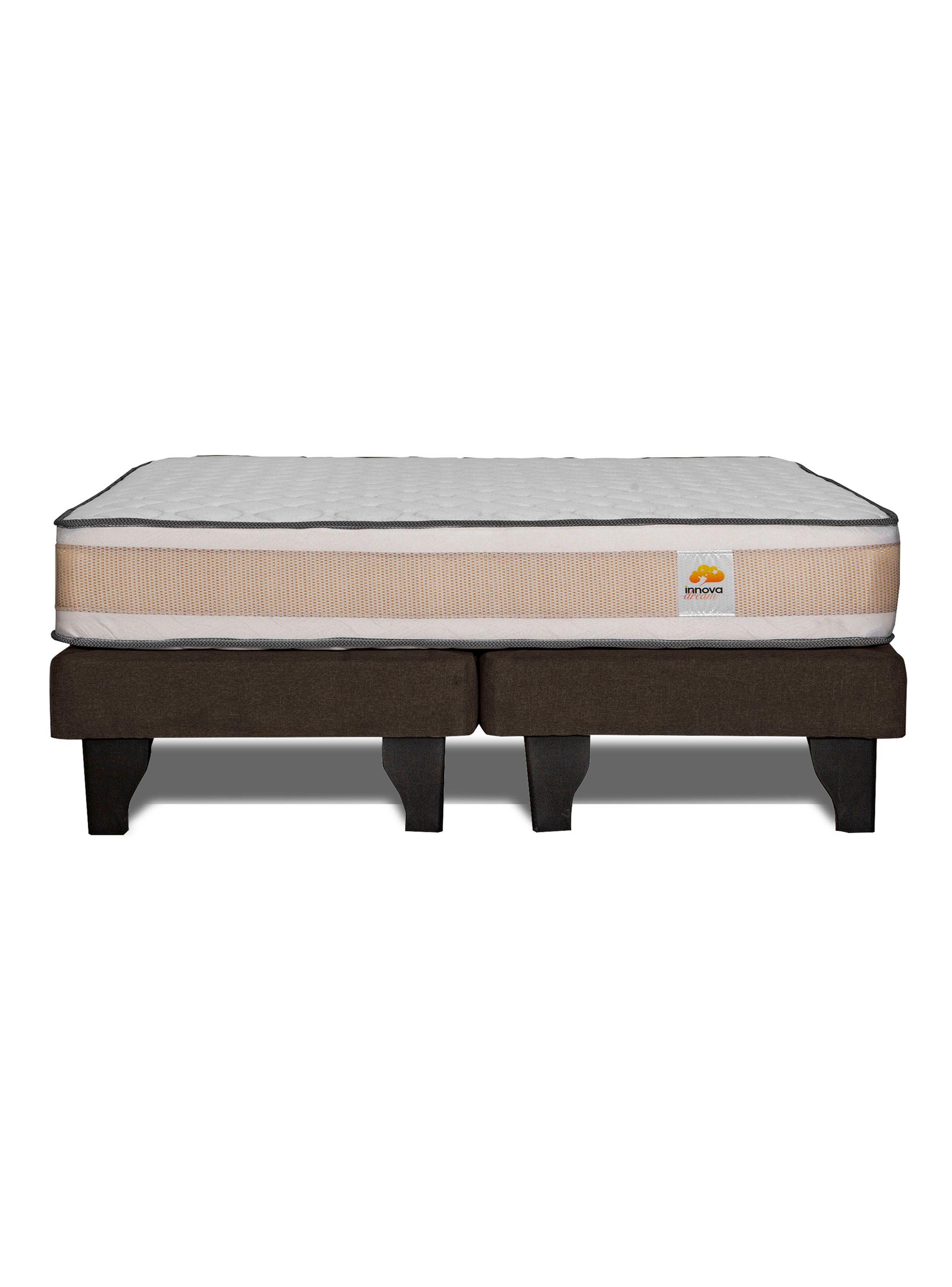 Cama Europea Premium King Chocolate-2