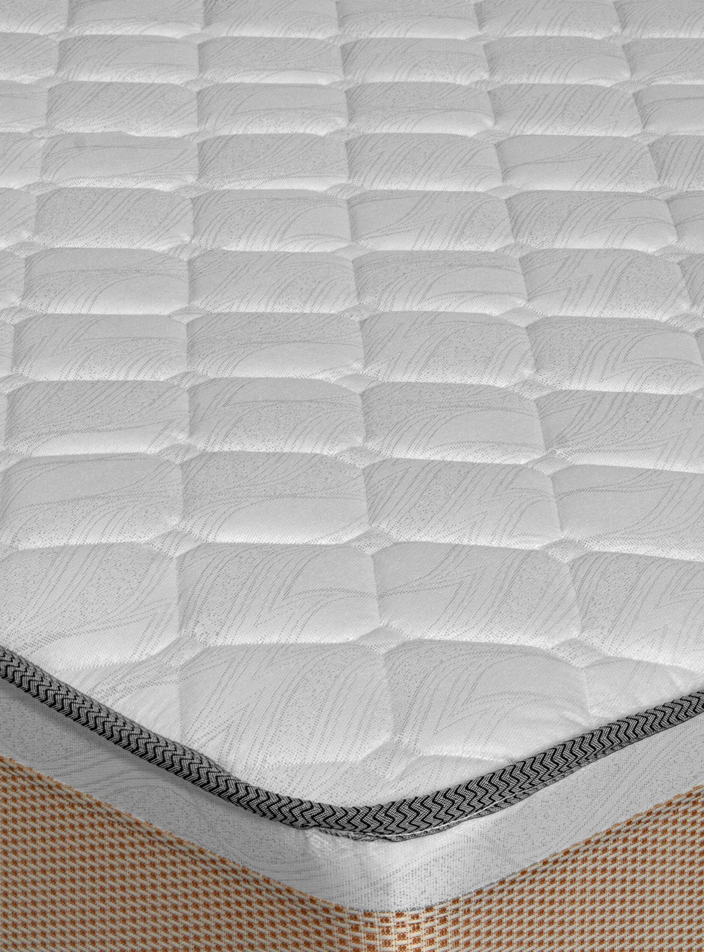 Cama Europea Premium King + Respaldo Chocolate-5