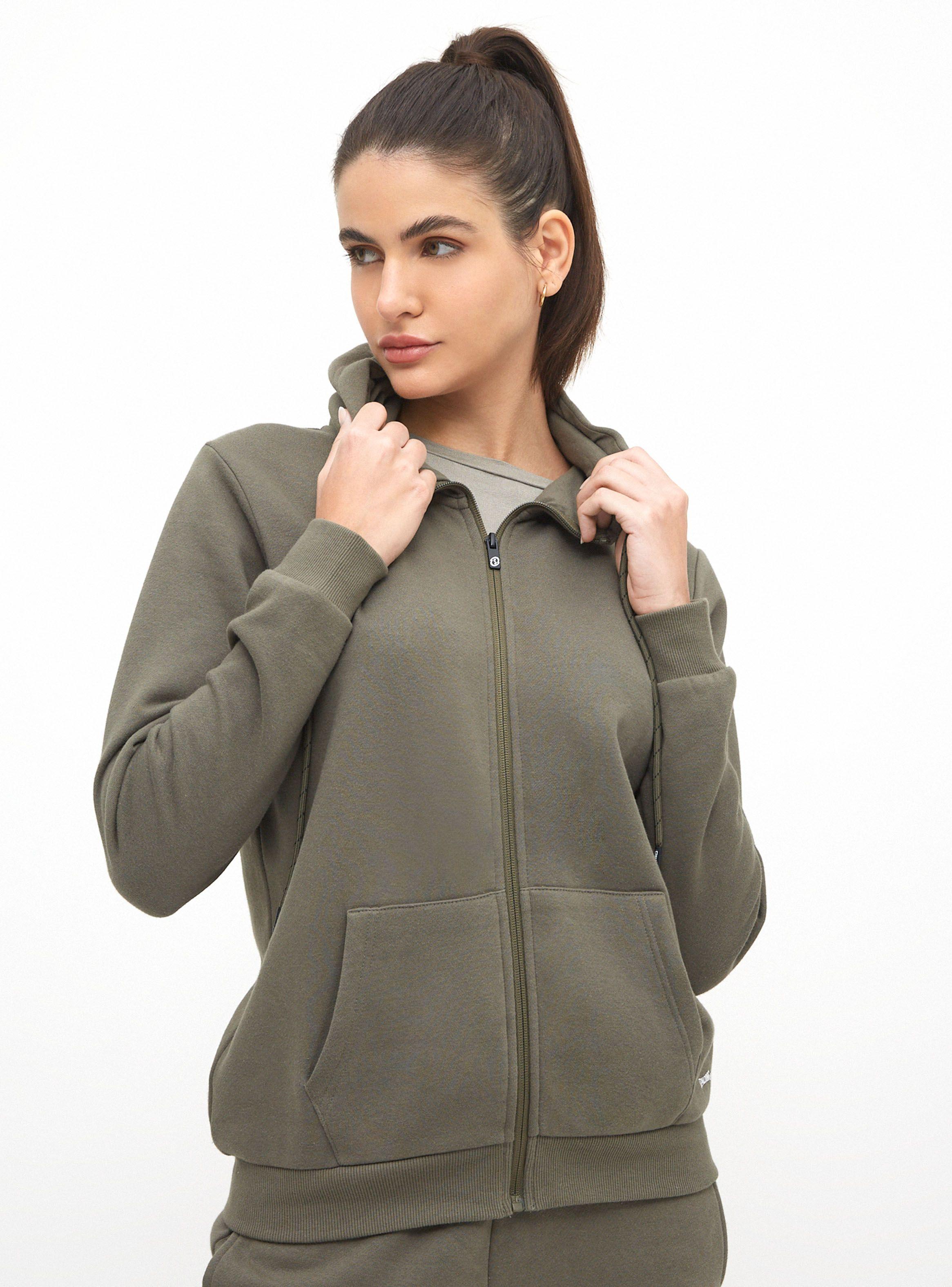 Polerón Básico Full Zipper Mujer-0