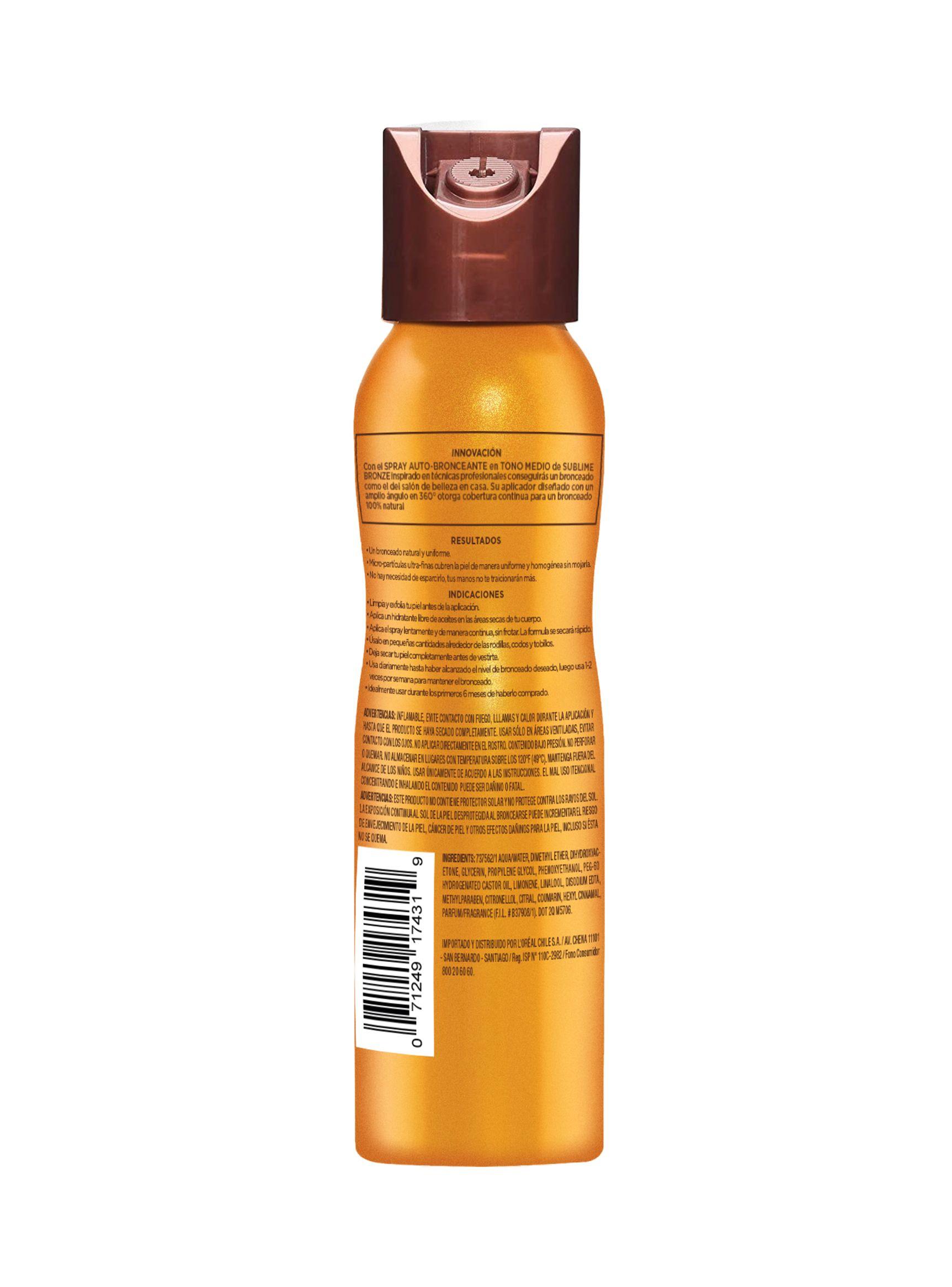 Spray Sublime Bronze Autobronceante Tono Medio 150 ml-2