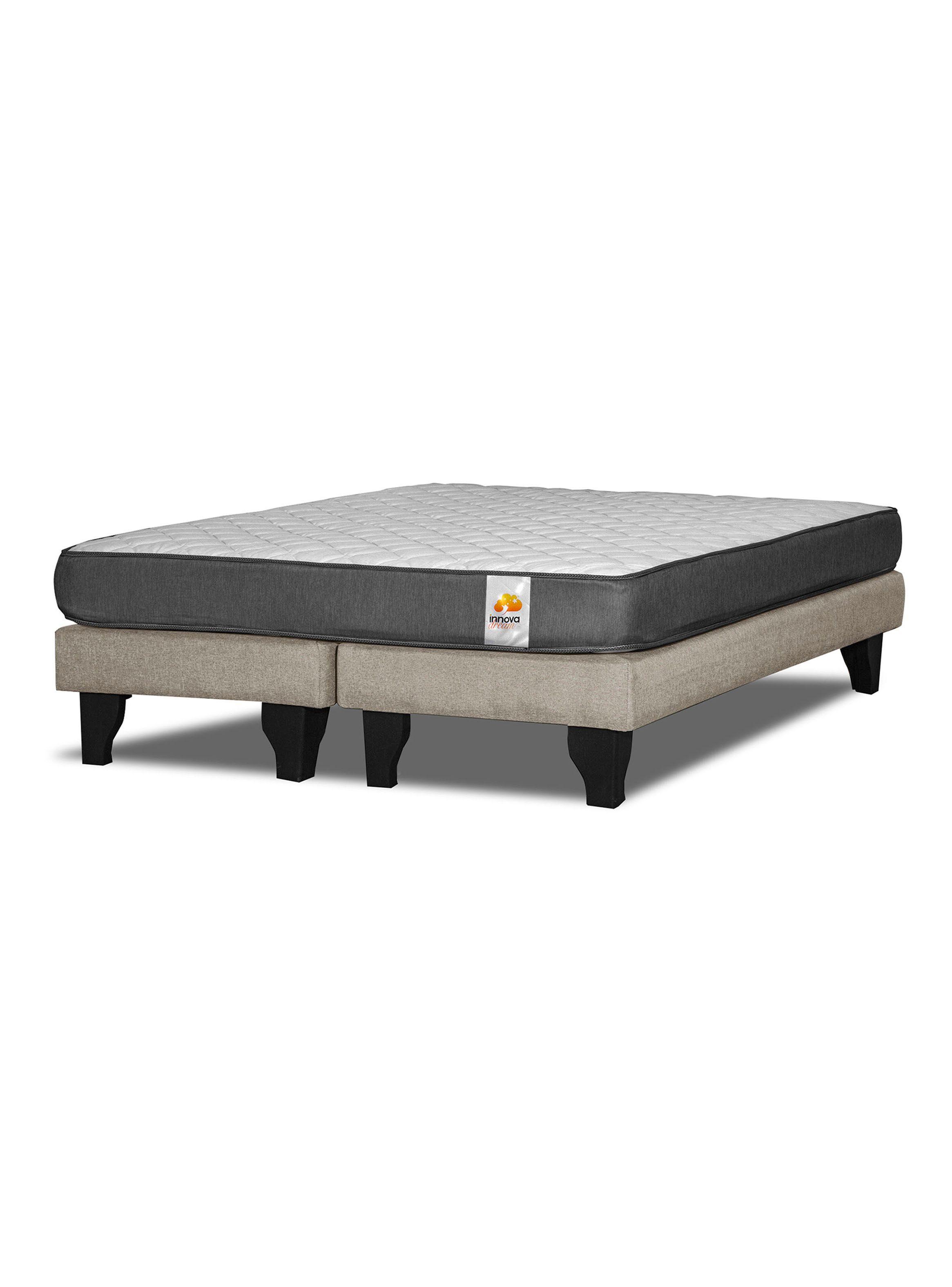 Cama Europea Silver King Beige-0
