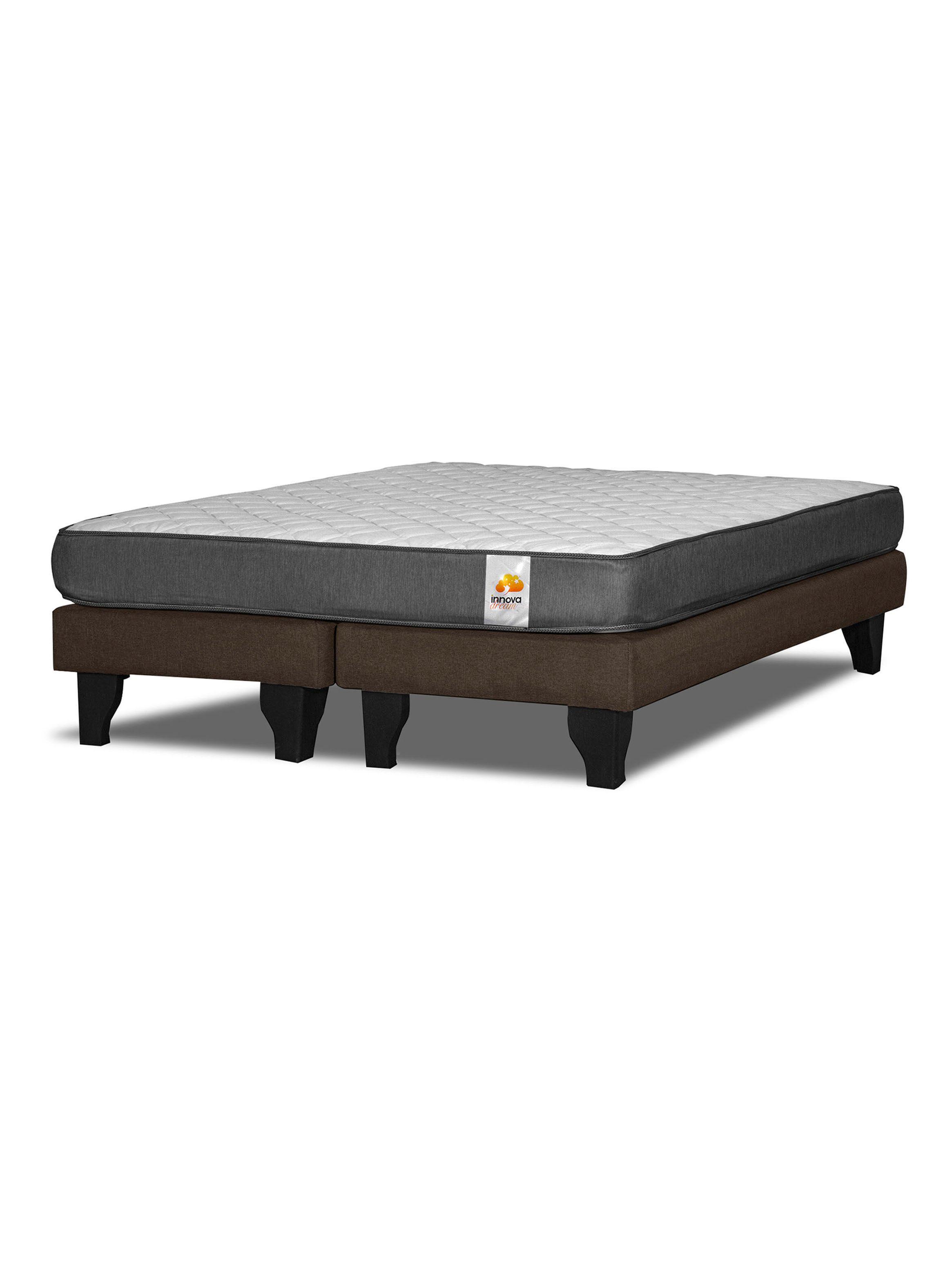 Cama Europea Silver King Chocolate-0