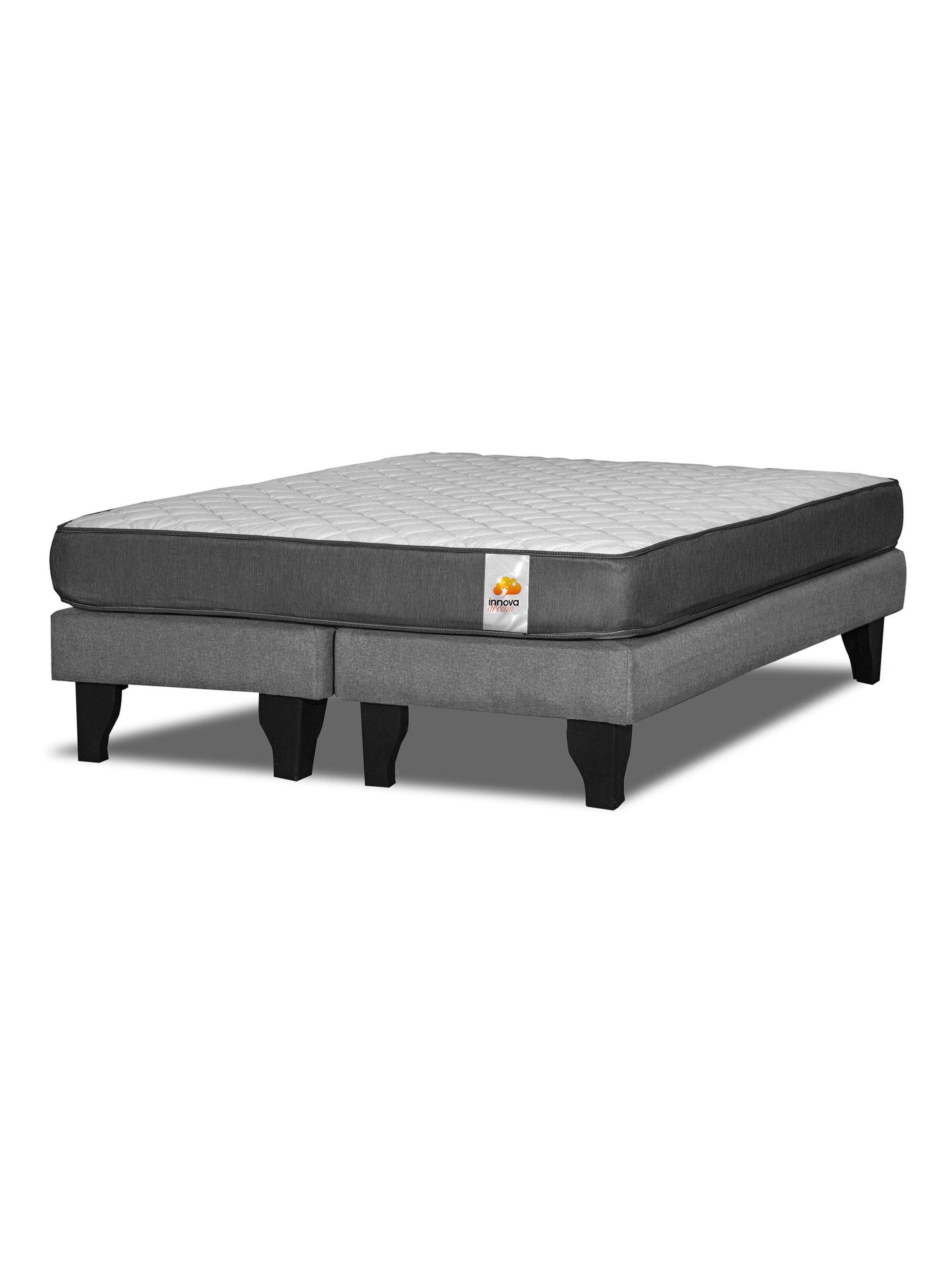 Cama Europea Silver King Gris-0