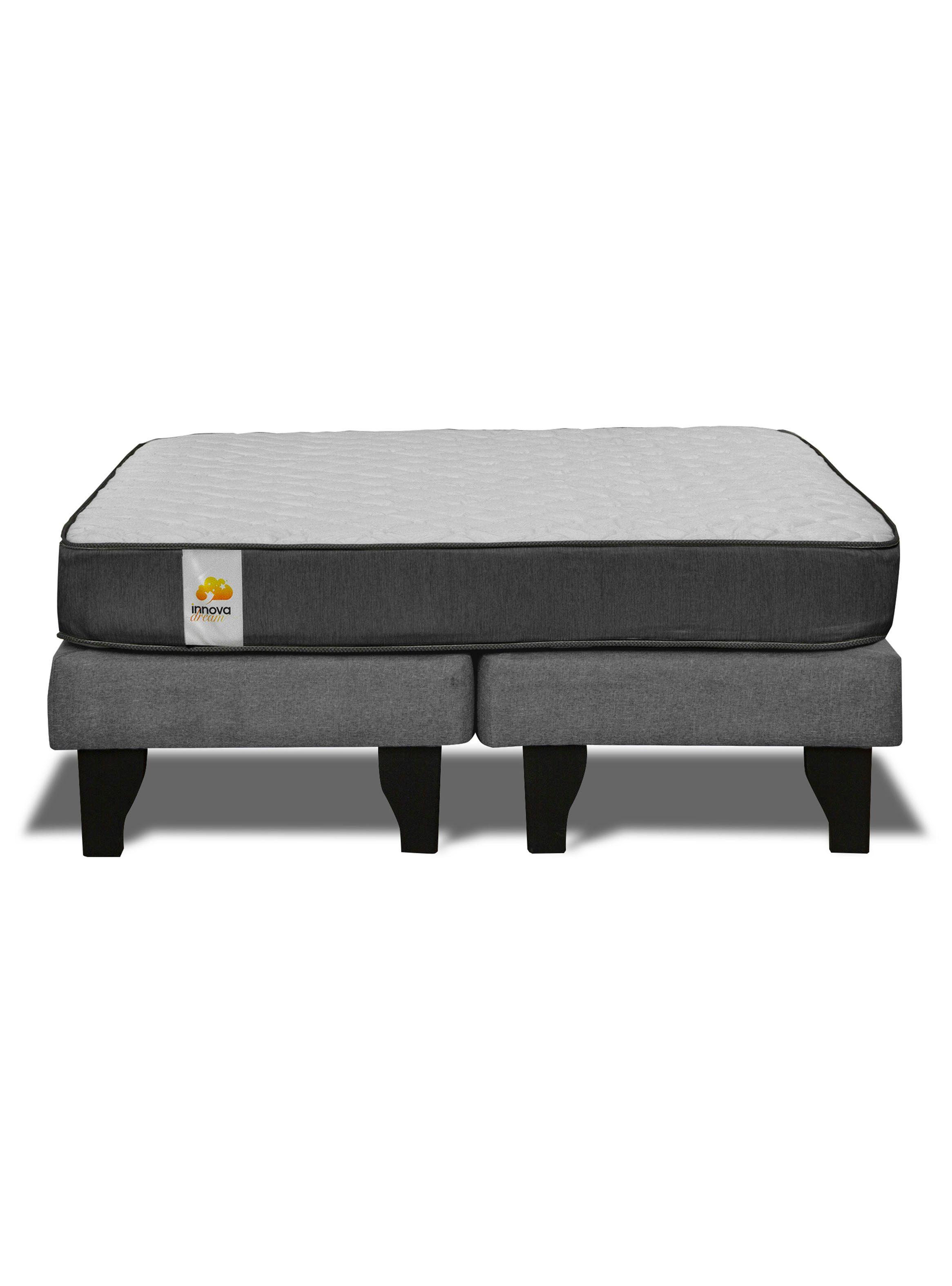 Cama Europea Silver King Gris-2