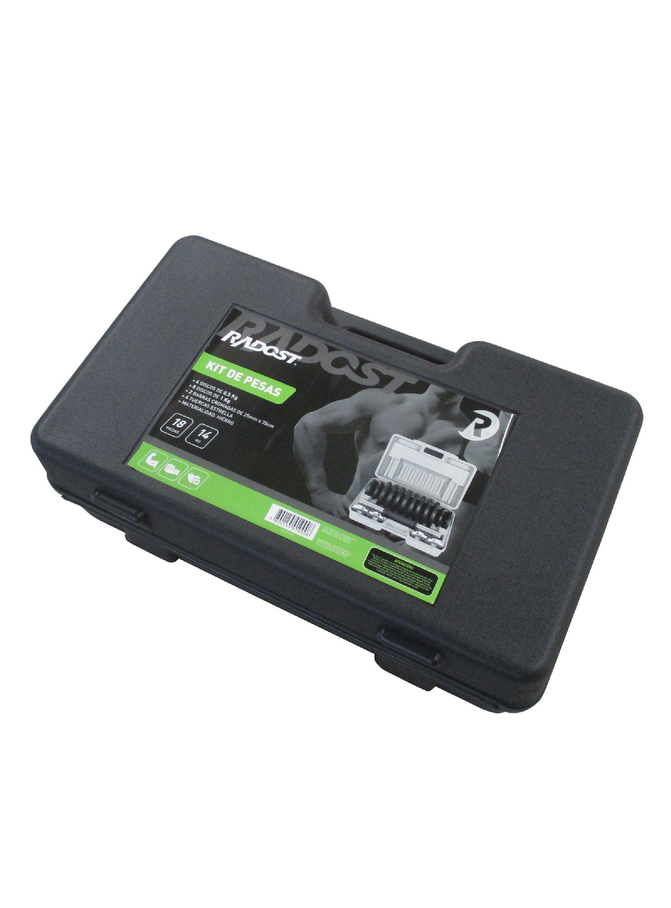 Set de Pesas 14 kg con Maleta-1