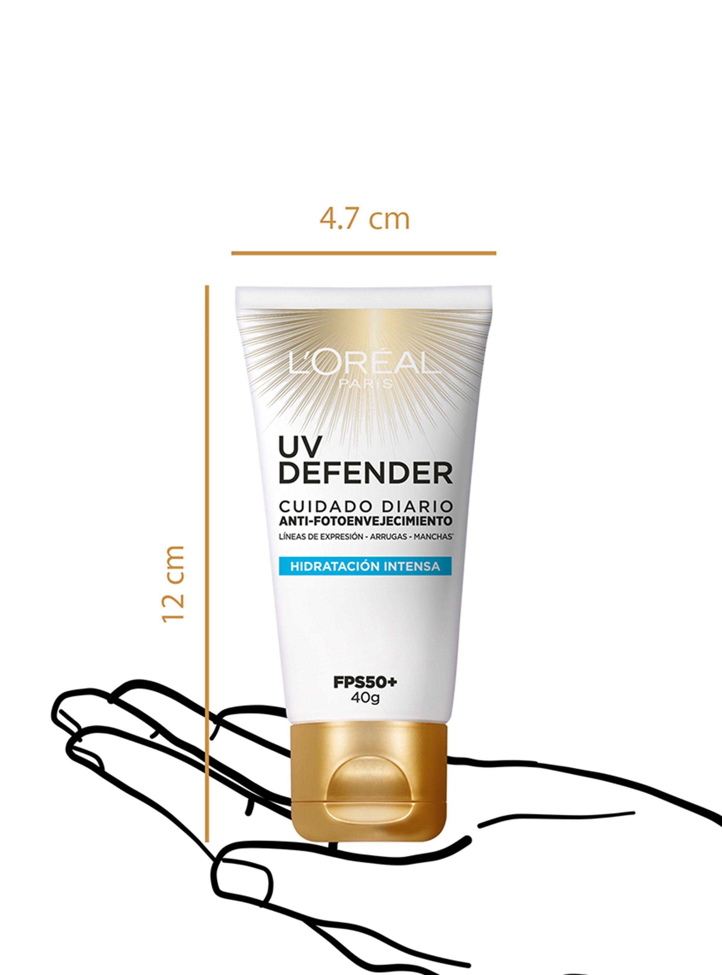Crema Dermo Expertise L'Oréal Paris Diaria UV Defender FPS 50 Hidratación Intensa-4