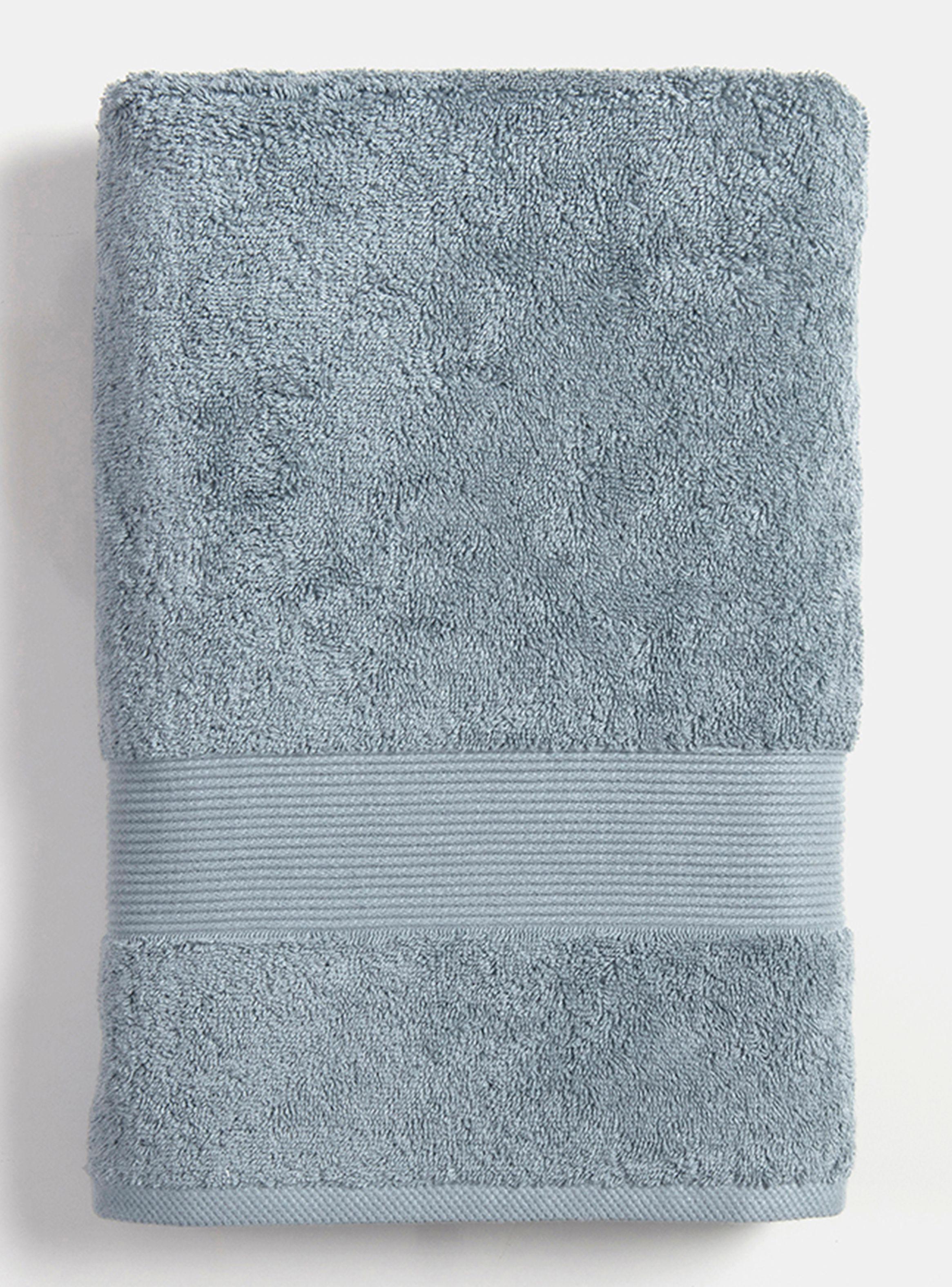 Toalla de Baño Lisa 70x140 cm Azul 550 grs-0