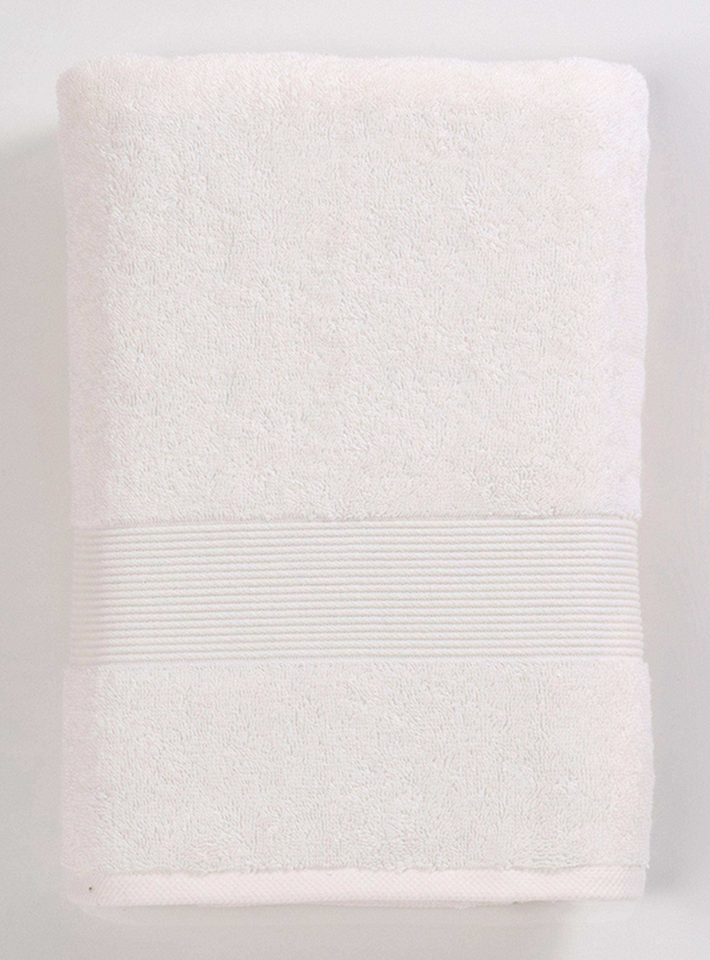 Toalla Sábana Lisa 90x180 cm Blanco 550 grs-0