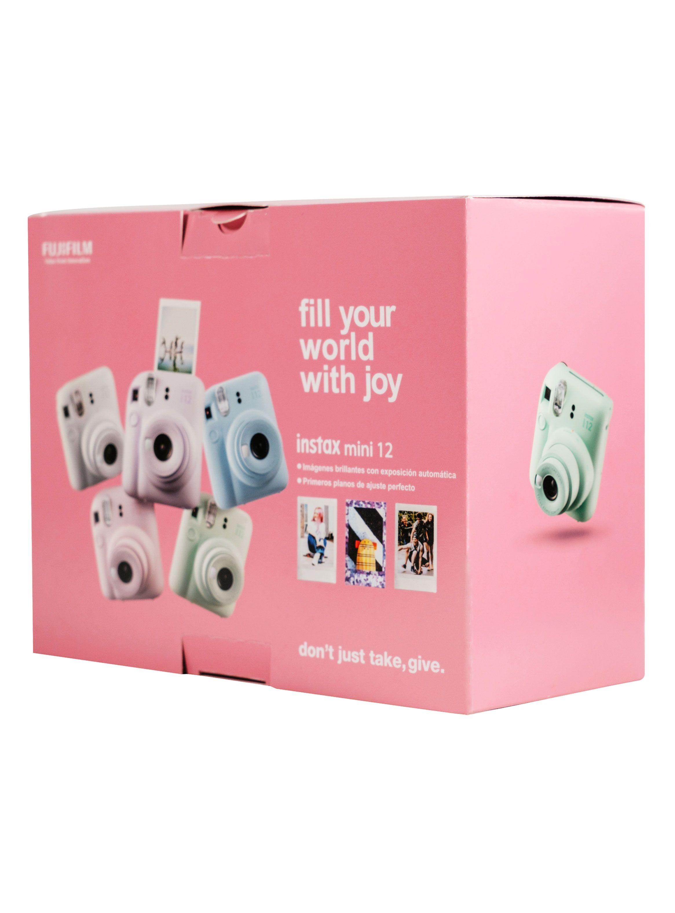 Cámara Instantánea Instax Mini 12 Azul + 10 Películas-3