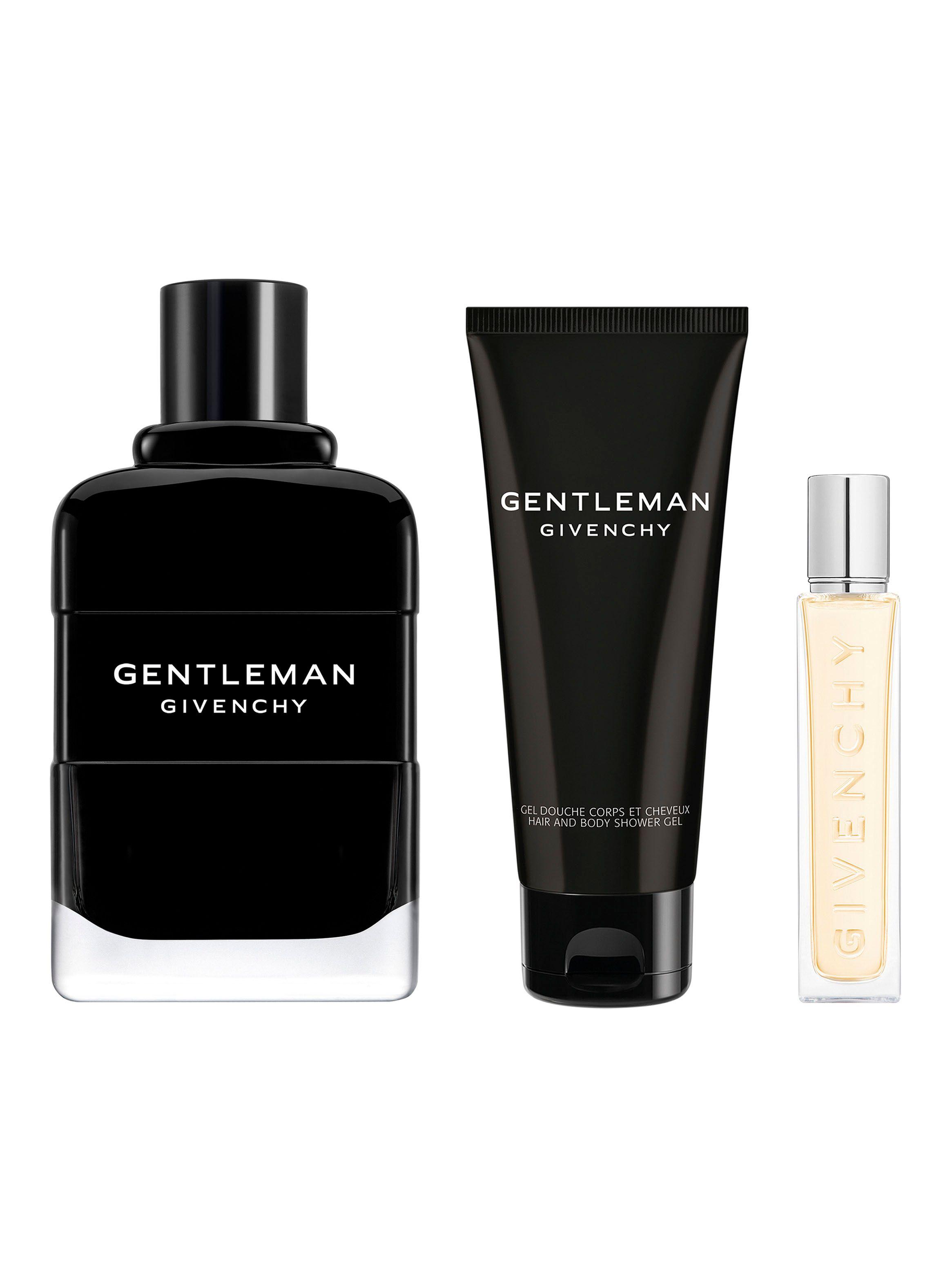Set Perfume Givenchy Gentleman EDP Hombre 100ml + Shower Gel 75ml + Travel Size 12.5 ml-0