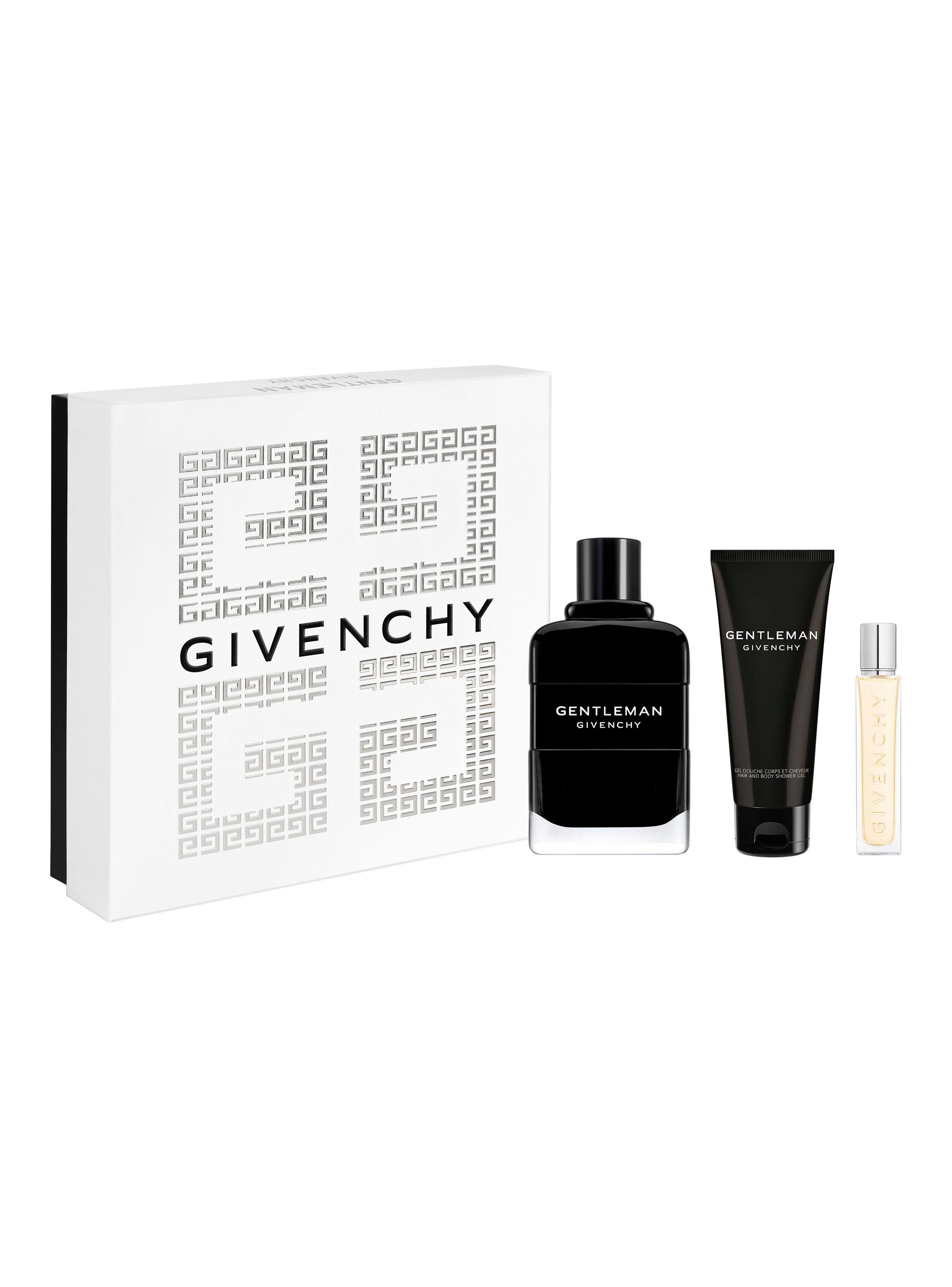 Set Perfume Givenchy Gentleman EDP Hombre 100ml + Shower Gel 75ml + Travel Size 12.5 ml-1