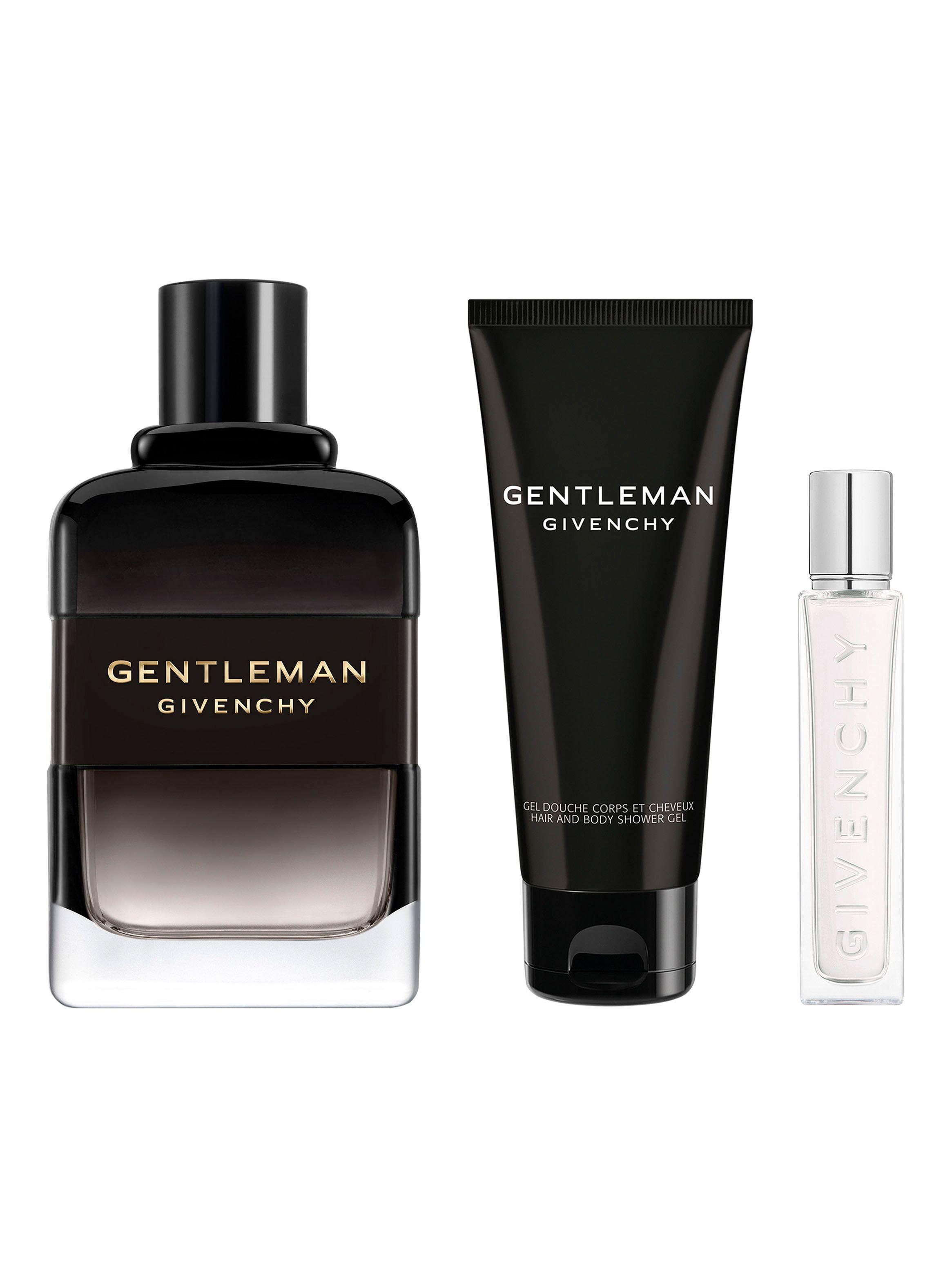Set Perfume Givenchy Gentleman EDP Boisée 100ml + Gel de Ducha 75 ml + Travel Size 12.5 ml-0