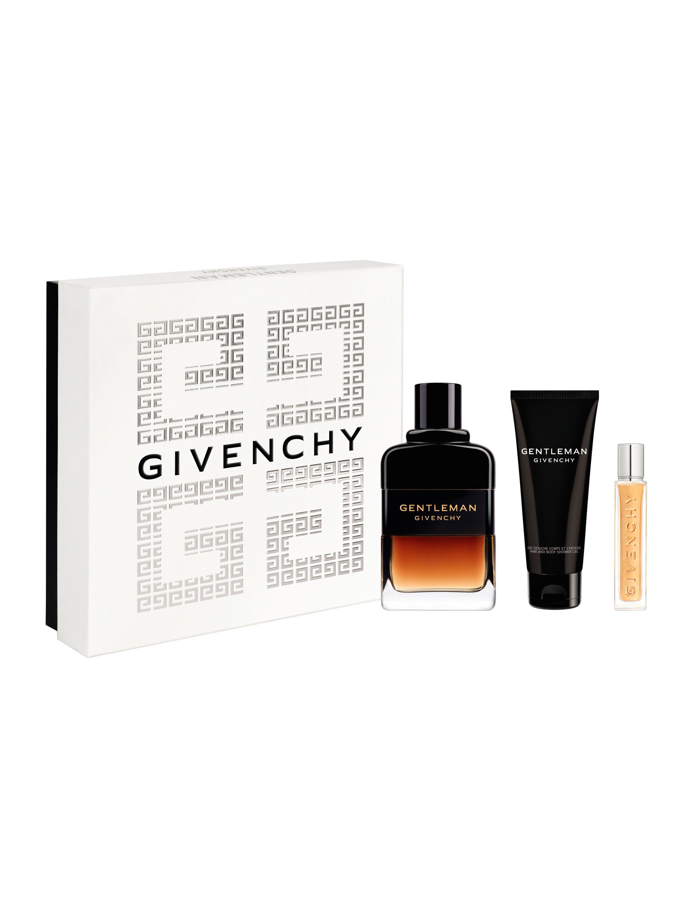 Set Perfume Gentleman Givenchy EDP Reservé Privée 100 ml + Gel de Ducha 75 ml + EDP 12.5 ml.-0