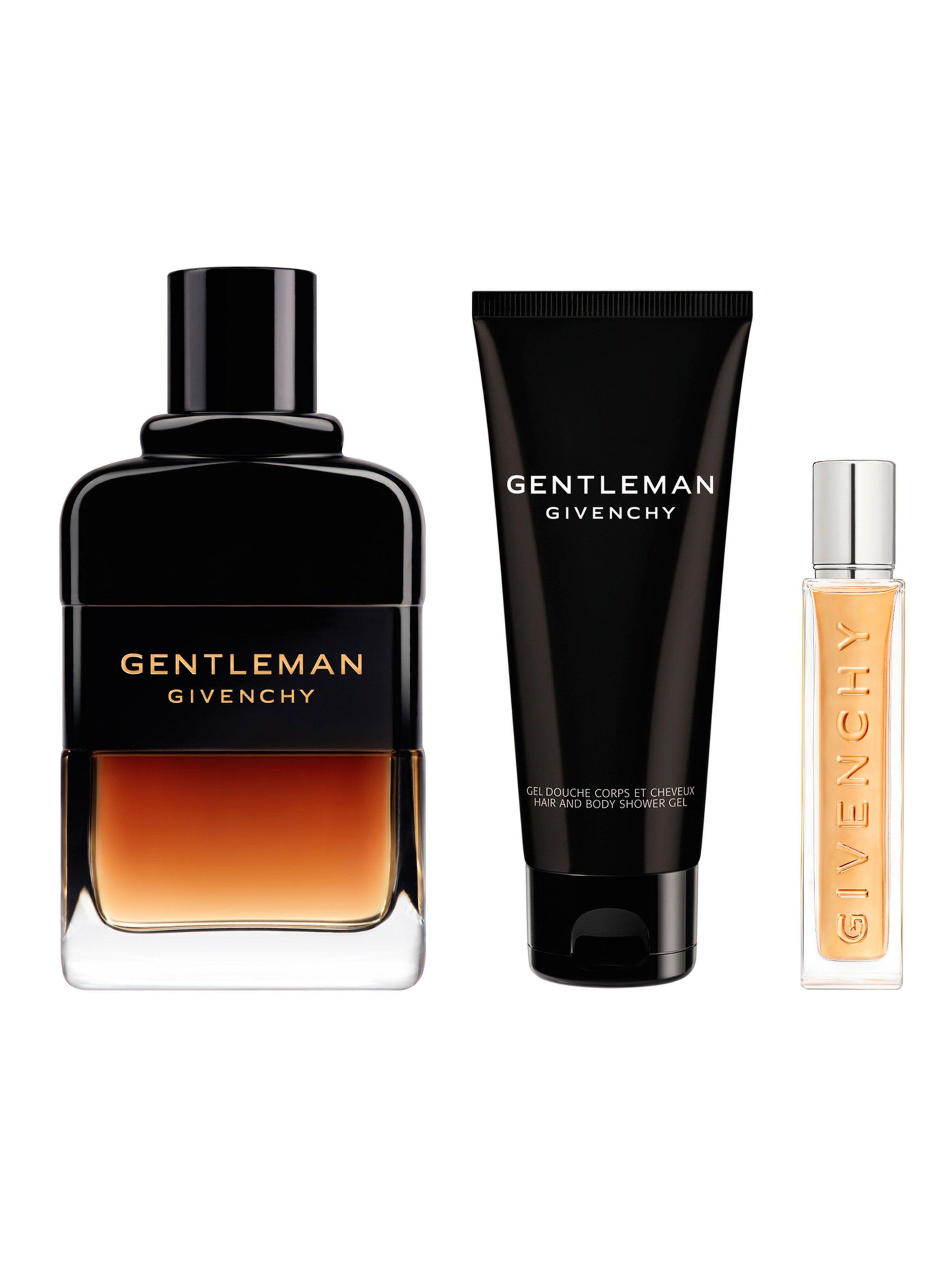 Set Perfume Gentleman Givenchy EDP Reservé Privée 100 ml + Gel de Ducha 75 ml + EDP 12.5 ml.-2