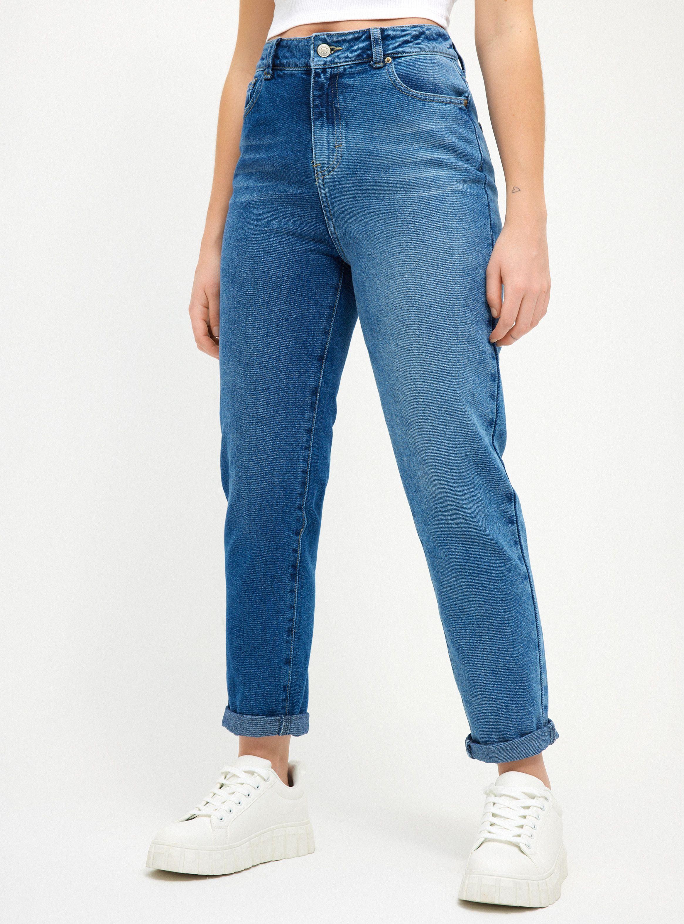 Jeans Mom Bicolor-0